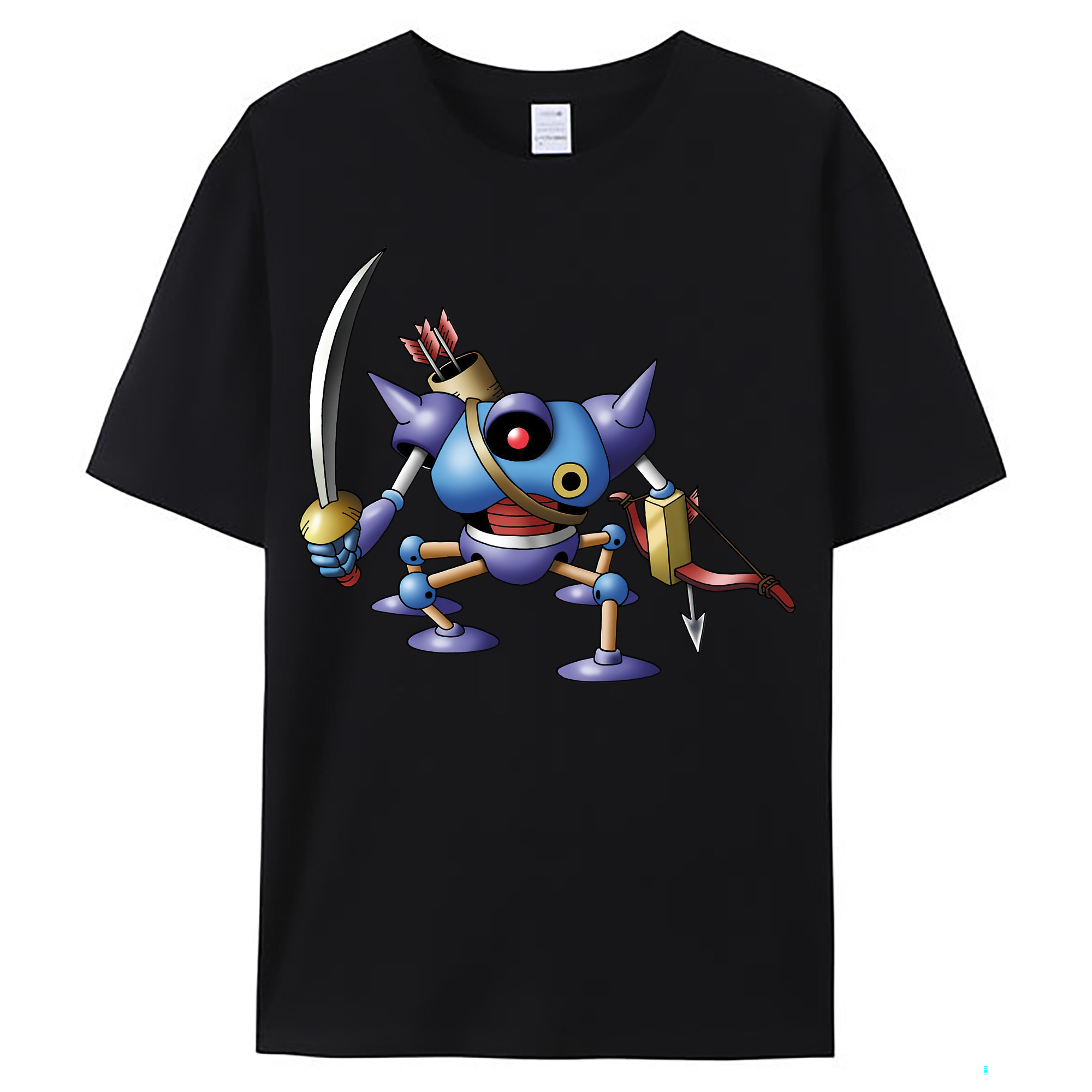 （画像用） ドラゴンクエスト Doragon Kuesuto Dragon Quest レディースカジュアルプリントTシャツ（綿100％）