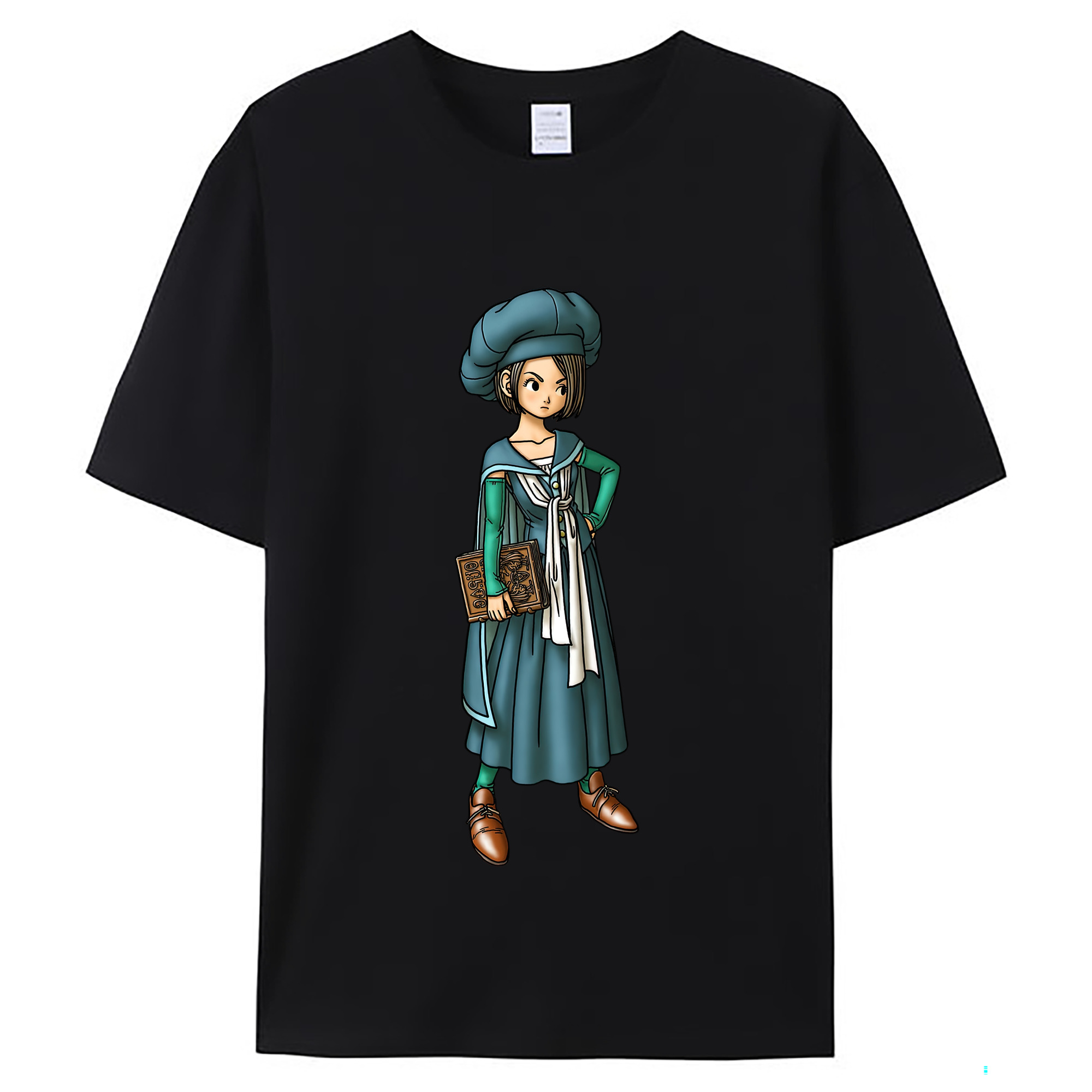 （画像用） ドラゴンクエスト Doragon Kuesuto Dragon Quest レディースカジュアルプリントTシャツ（綿100％）