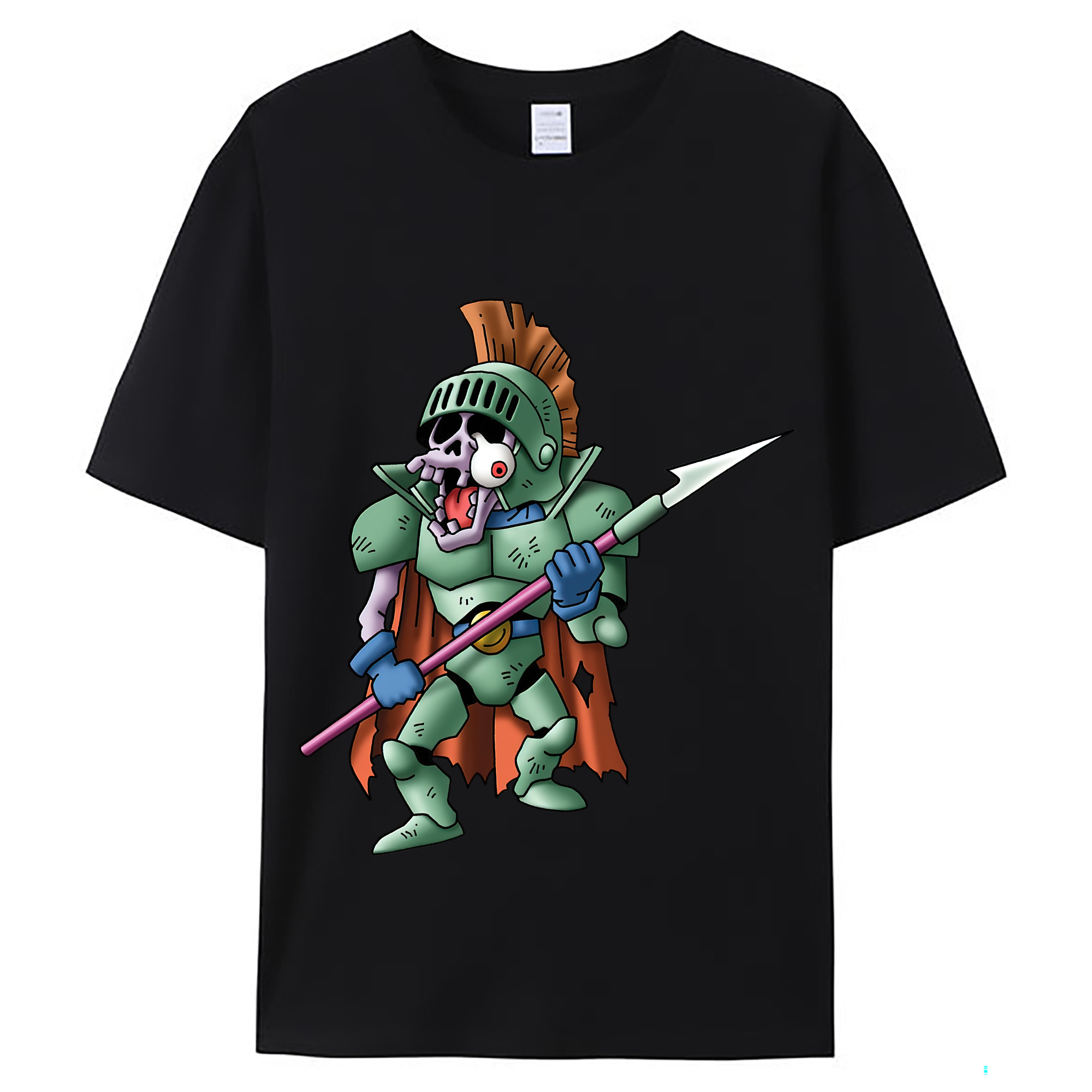 （画像用） ドラゴンクエスト Doragon Kuesuto Dragon Quest レディースカジュアルプリントTシャツ（綿100％）