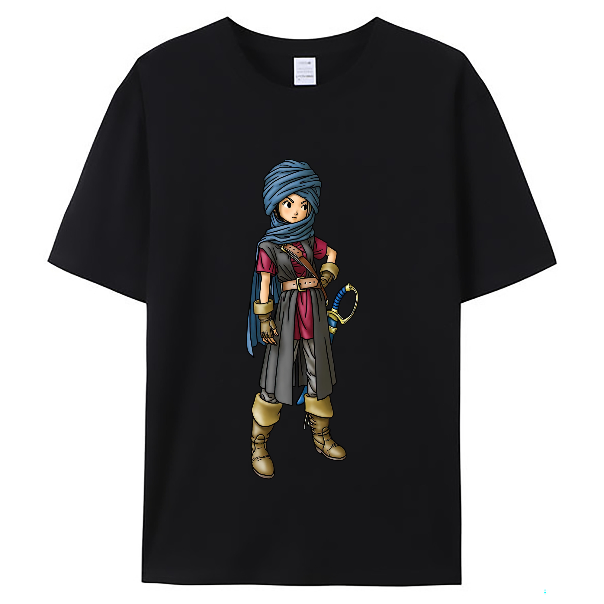 （画像用） ドラゴンクエスト Doragon Kuesuto Dragon Quest レディースカジュアルプリントTシャツ（綿100％）