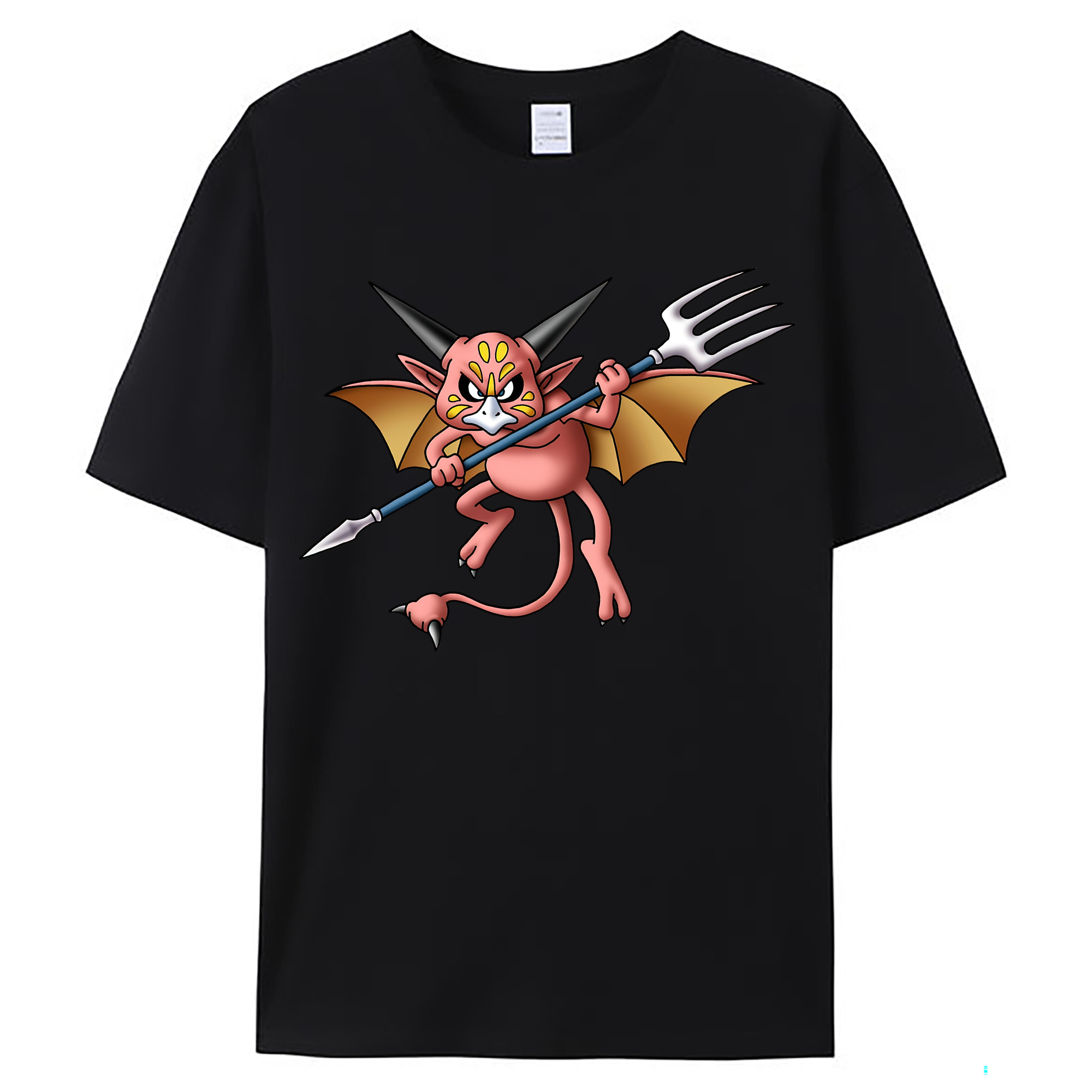 （画像用） ドラゴンクエスト Doragon Kuesuto Dragon Quest レディースカジュアルプリントTシャツ（綿100％）
