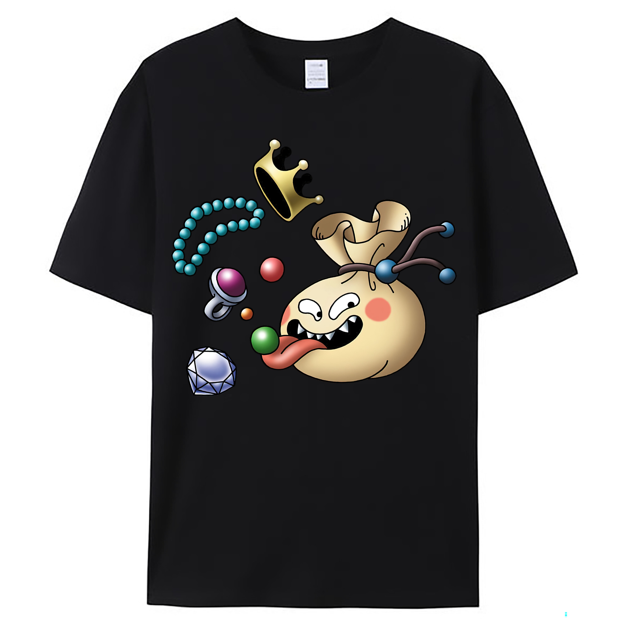 （画像用） ドラゴンクエスト Doragon Kuesuto Dragon Quest レディースカジュアルプリントTシャツ（綿100％）