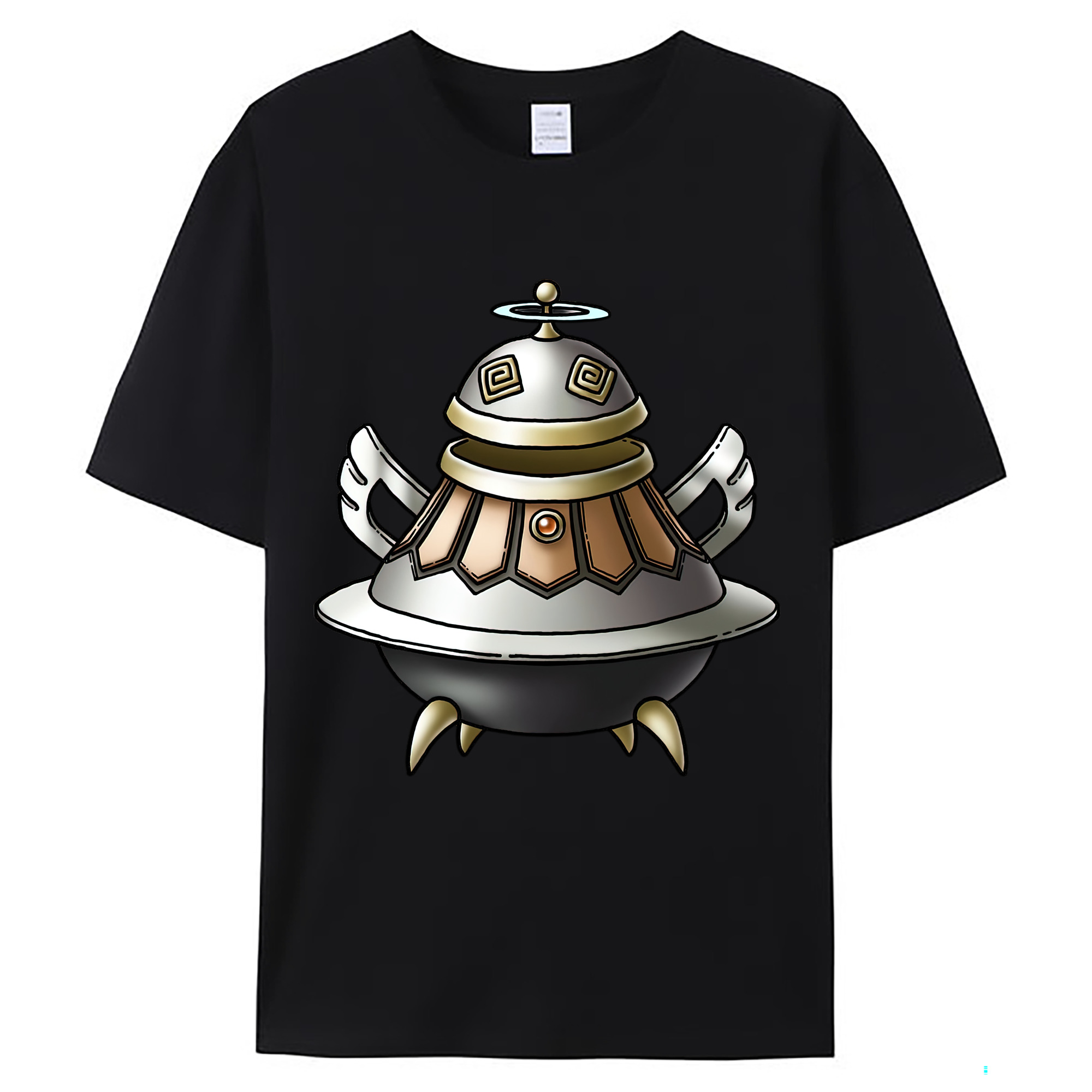 （画像用） ドラゴンクエスト Doragon Kuesuto Dragon Quest レディースカジュアルプリントTシャツ（綿100％）