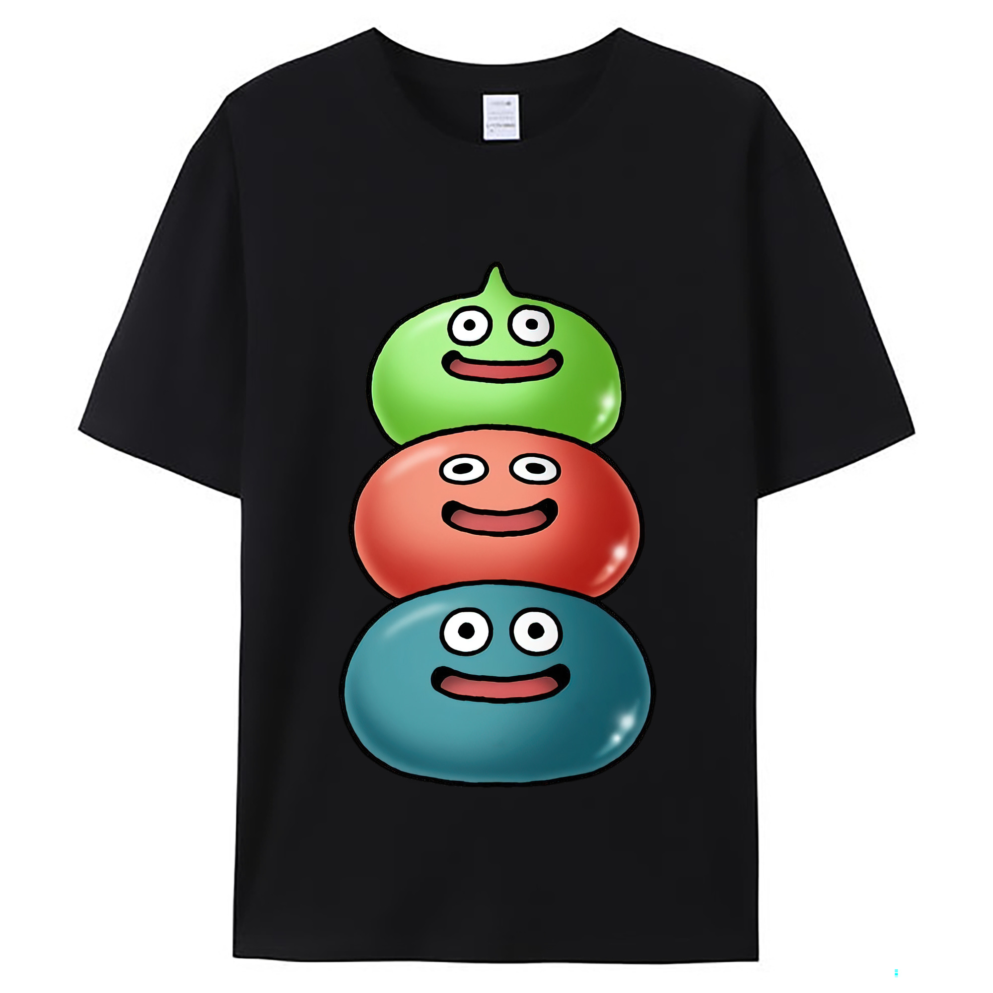 （画像用） ドラゴンクエスト Doragon Kuesuto Dragon Quest レディースカジュアルプリントTシャツ（綿100％）