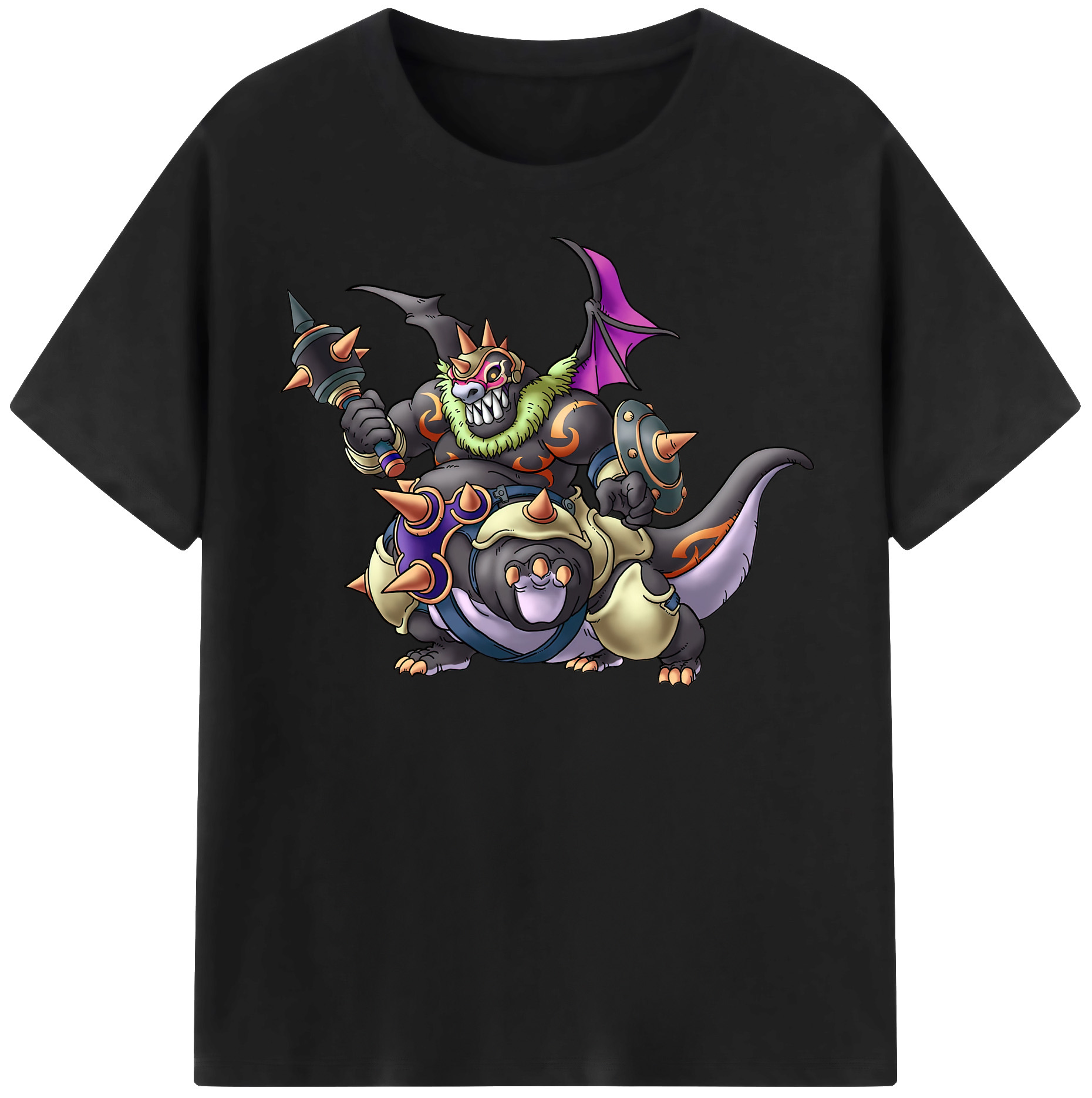 （画像用） ドラゴンクエスト Doragon Kuesuto Dragon Quest レディースカジュアルプリントTシャツ（綿100％）