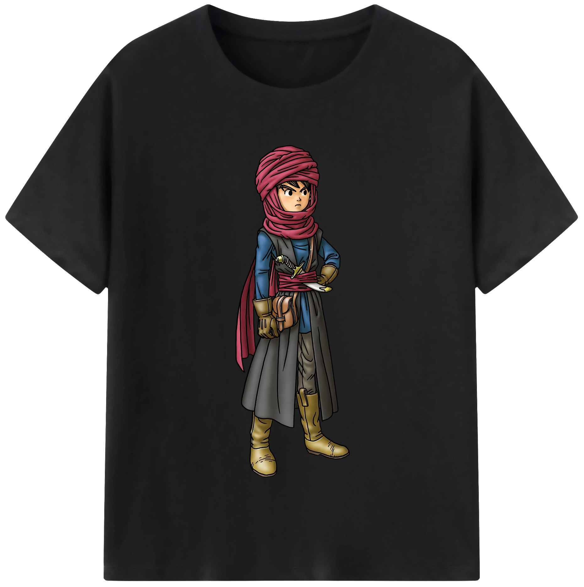 （画像用） ドラゴンクエスト Doragon Kuesuto Dragon Quest レディースカジュアルプリントTシャツ（綿100％）