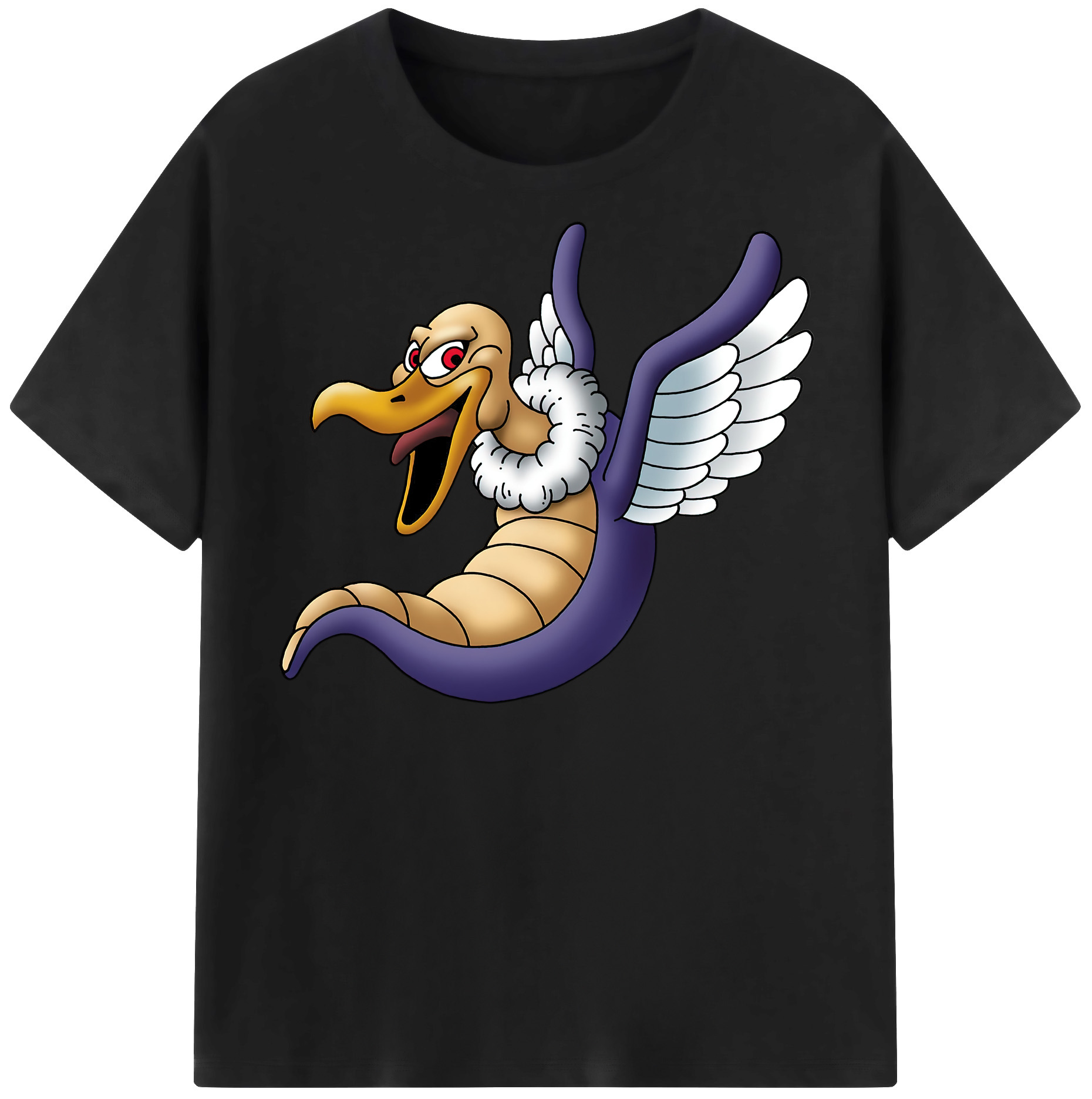 （画像用） ドラゴンクエスト Doragon Kuesuto Dragon Quest レディースカジュアルプリントTシャツ（綿100％）