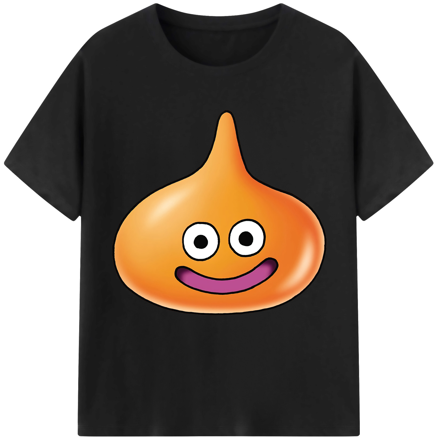 （画像用） ドラゴンクエスト Doragon Kuesuto Dragon Quest レディースカジュアルプリントTシャツ（綿100％）