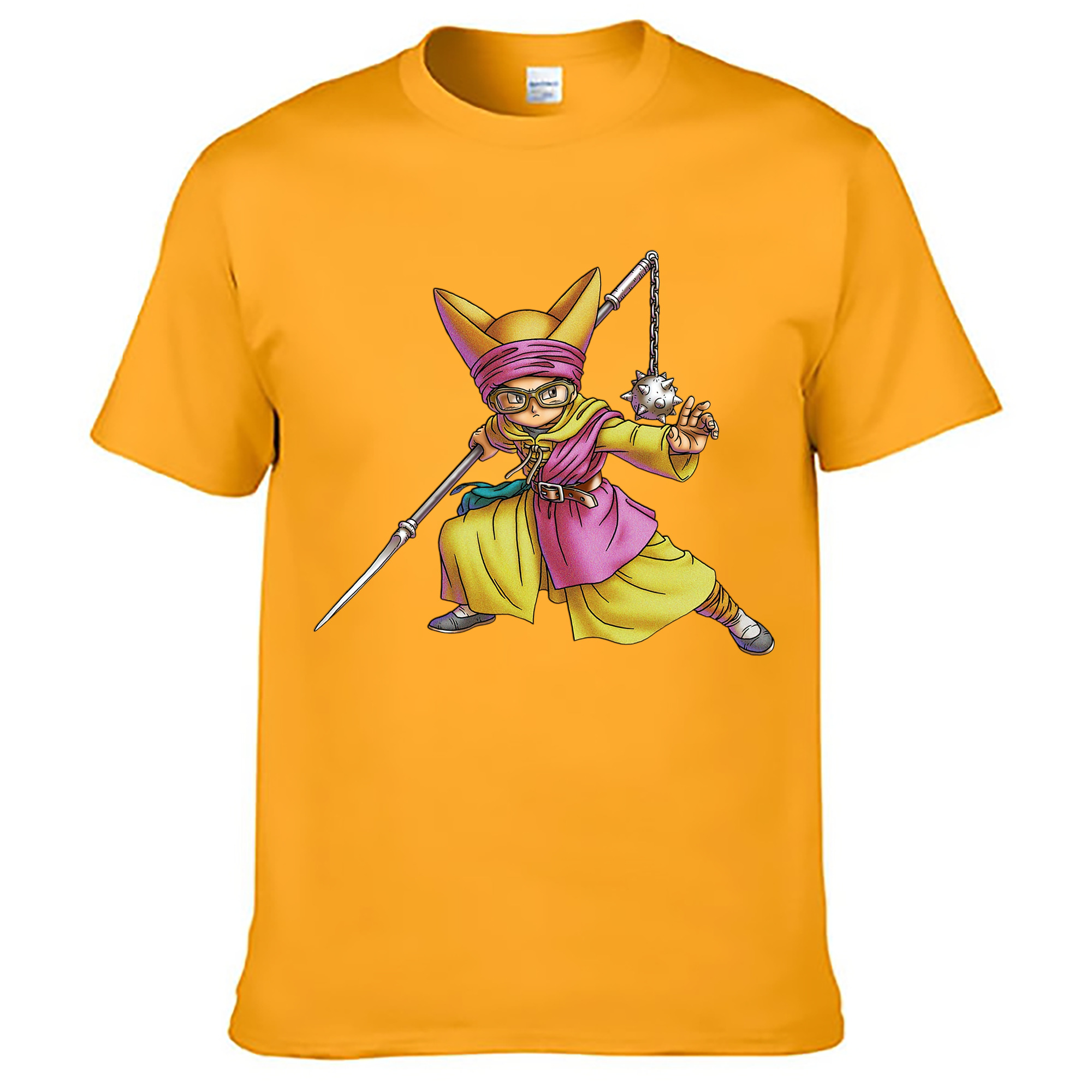 （画像用） ドラゴンクエスト Doragon Kuesuto Dragon Quest レディースカジュアルプリントTシャツ（綿100％）