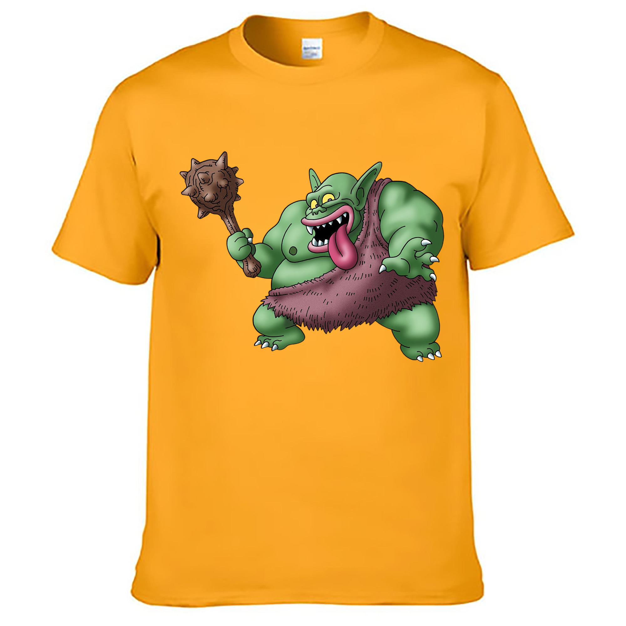 （画像用） ドラゴンクエスト Doragon Kuesuto Dragon Quest レディースカジュアルプリントTシャツ（綿100％）