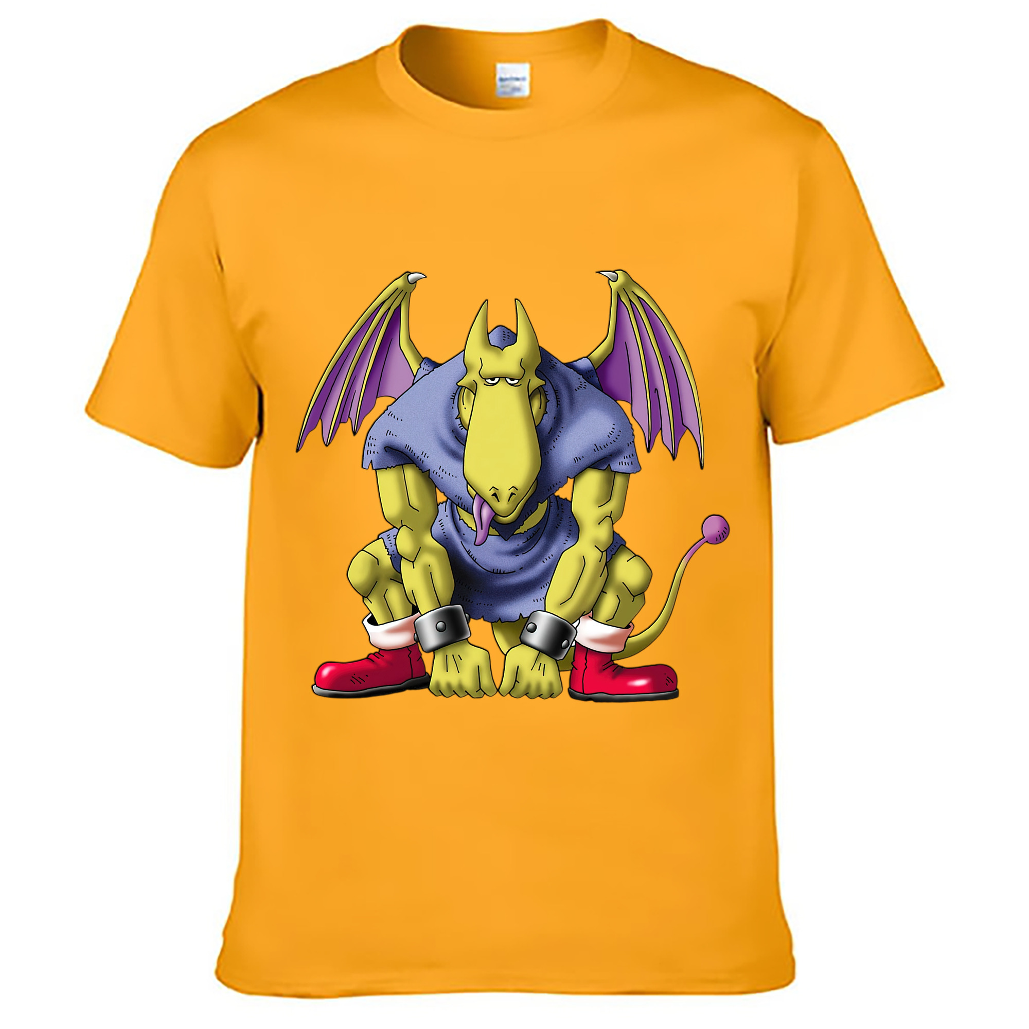 （画像用） ドラゴンクエスト Doragon Kuesuto Dragon Quest レディースカジュアルプリントTシャツ（綿100％）