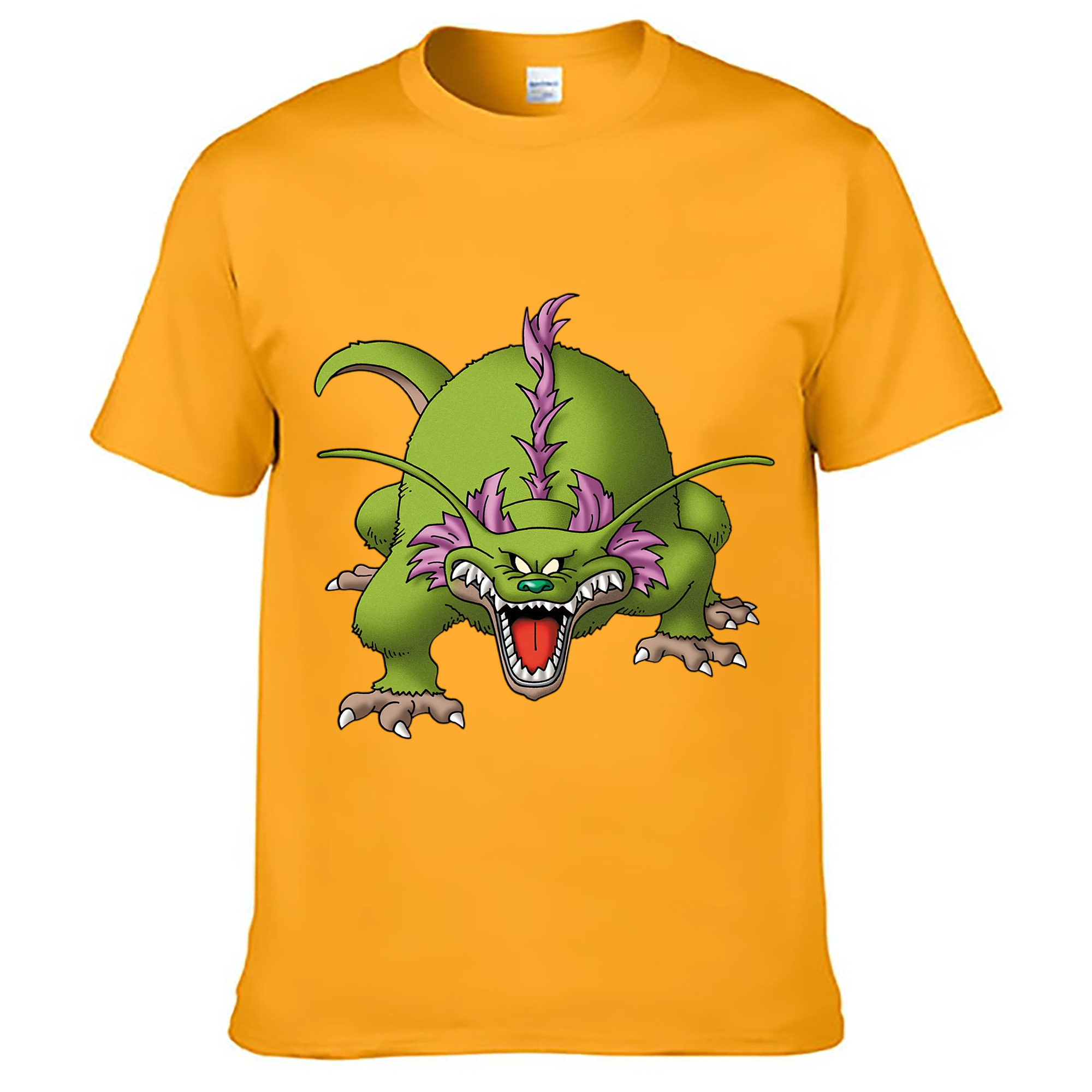 （画像用） ドラゴンクエスト Doragon Kuesuto Dragon Quest レディースカジュアルプリントTシャツ（綿100％）