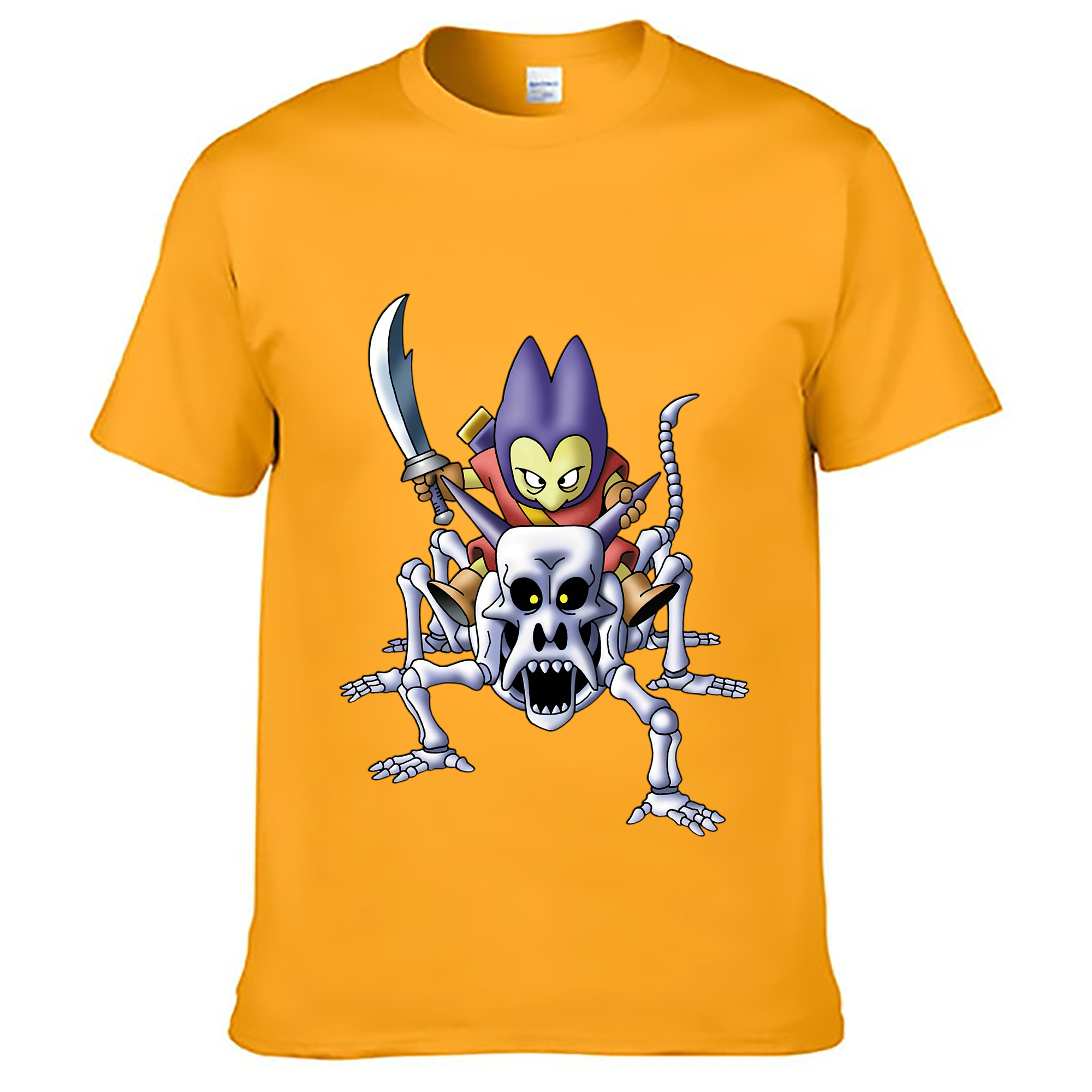 （画像用） ドラゴンクエスト Doragon Kuesuto Dragon Quest レディースカジュアルプリントTシャツ（綿100％）
