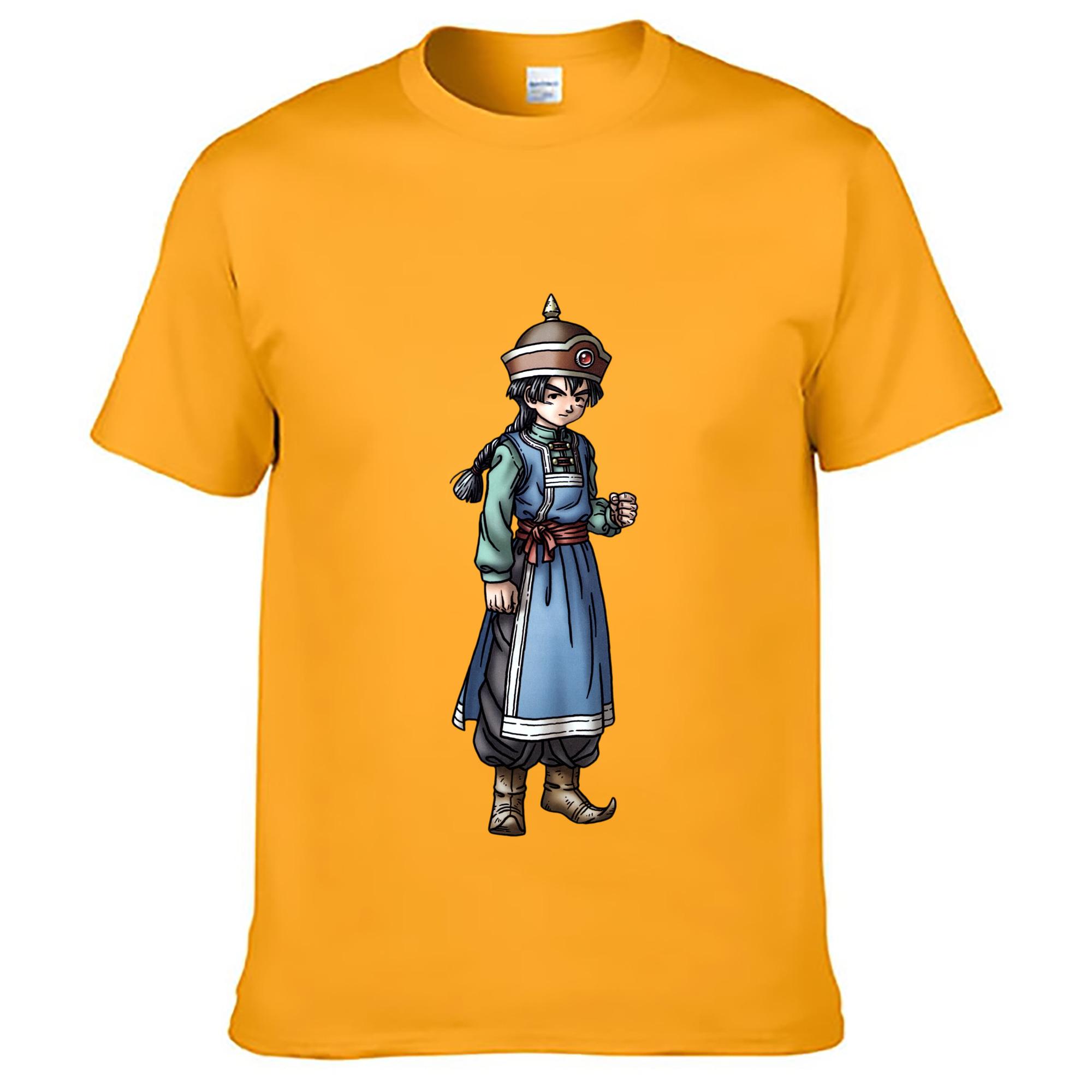 （画像用） ドラゴンクエスト Doragon Kuesuto Dragon Quest レディースカジュアルプリントTシャツ（綿100％）