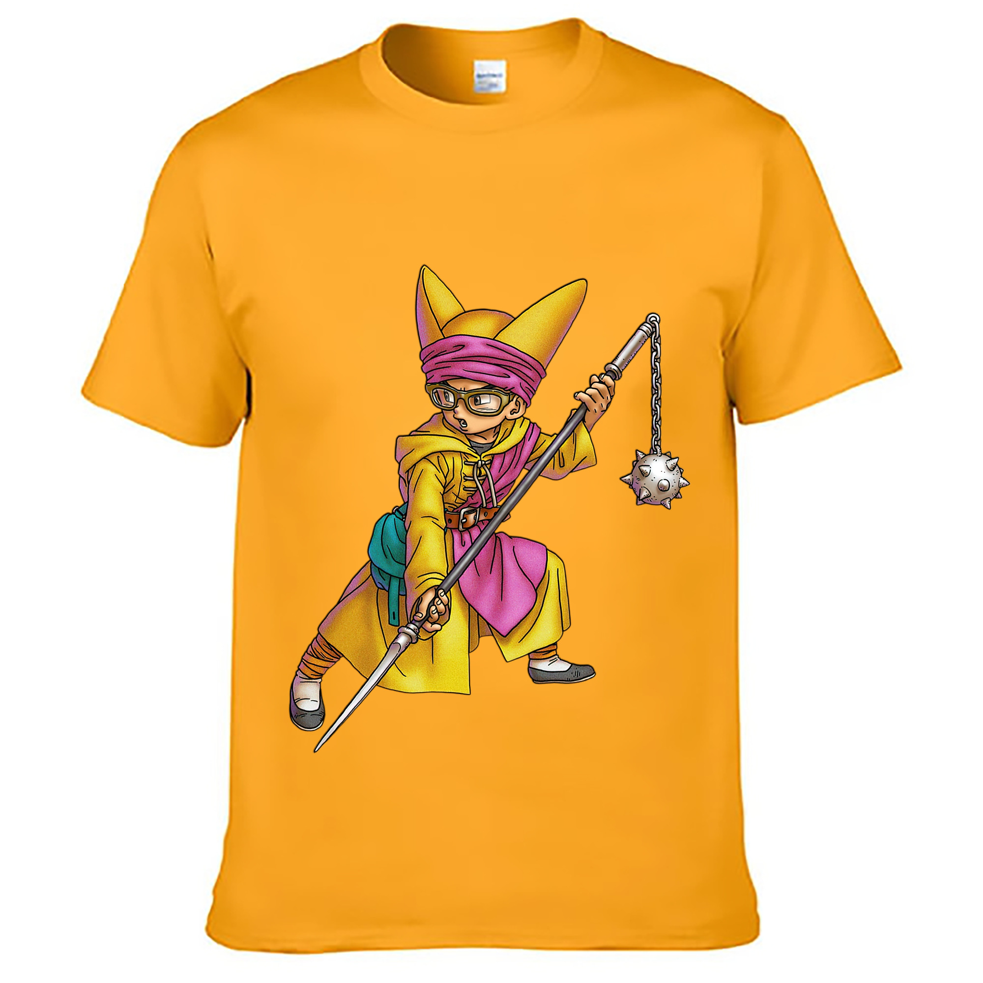 （画像用） ドラゴンクエスト Doragon Kuesuto Dragon Quest レディースカジュアルプリントTシャツ（綿100％）