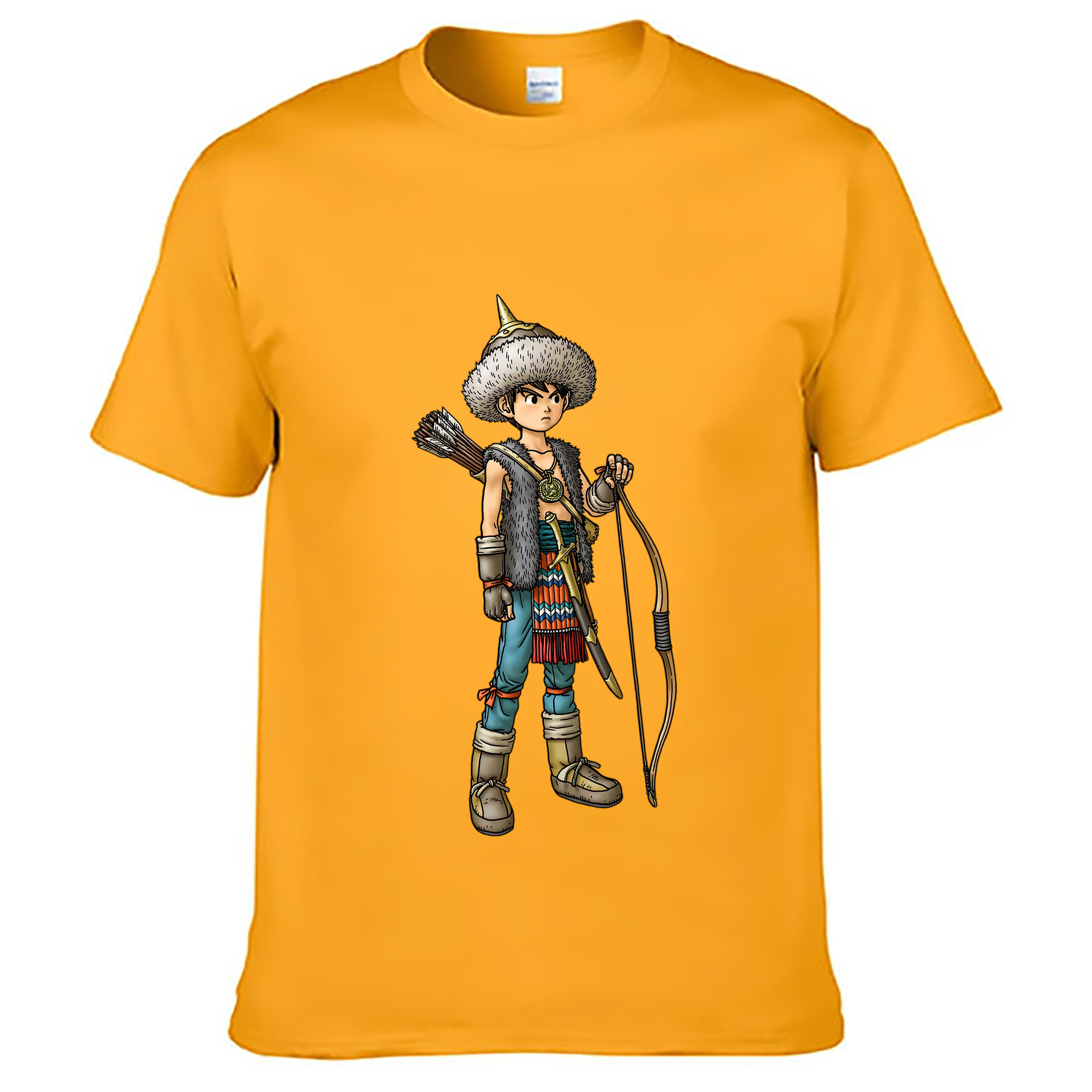 （画像用） ドラゴンクエスト Doragon Kuesuto Dragon Quest レディースカジュアルプリントTシャツ（綿100％）