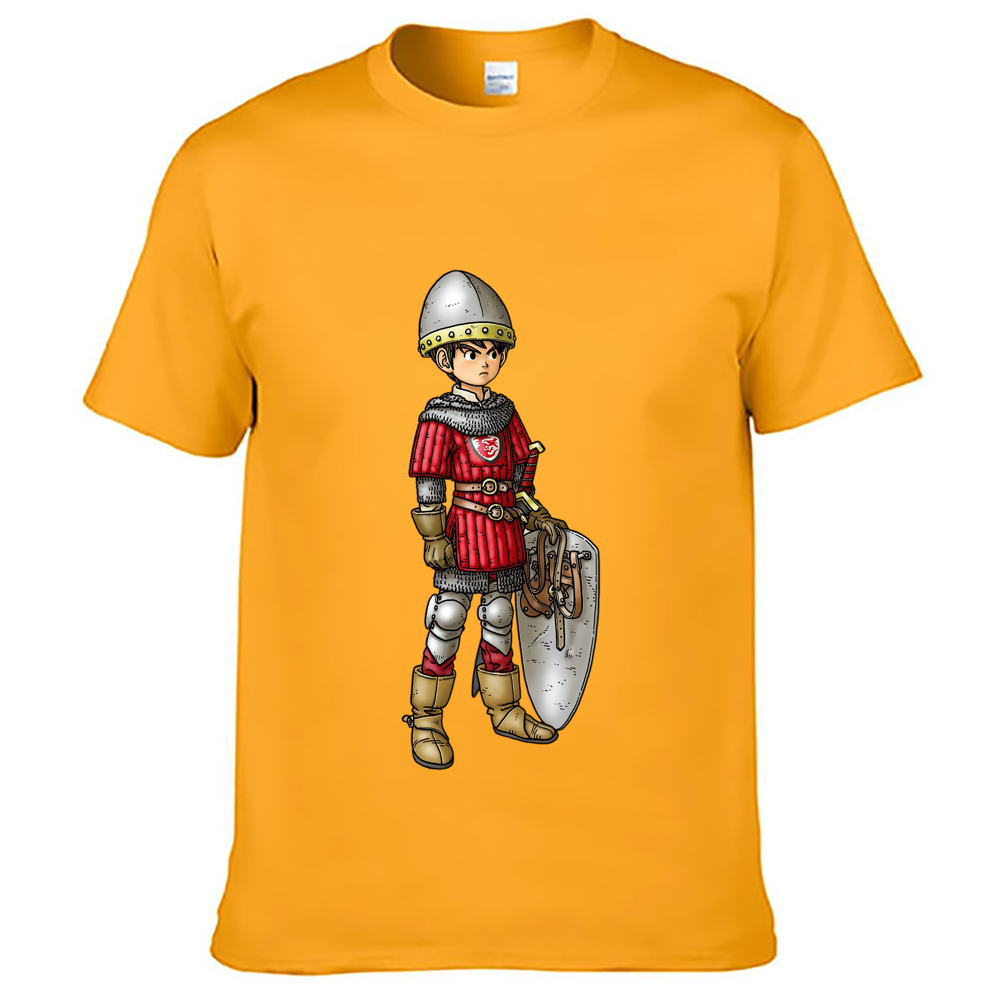 （画像用） ドラゴンクエスト Doragon Kuesuto Dragon Quest レディースカジュアルプリントTシャツ（綿100％）