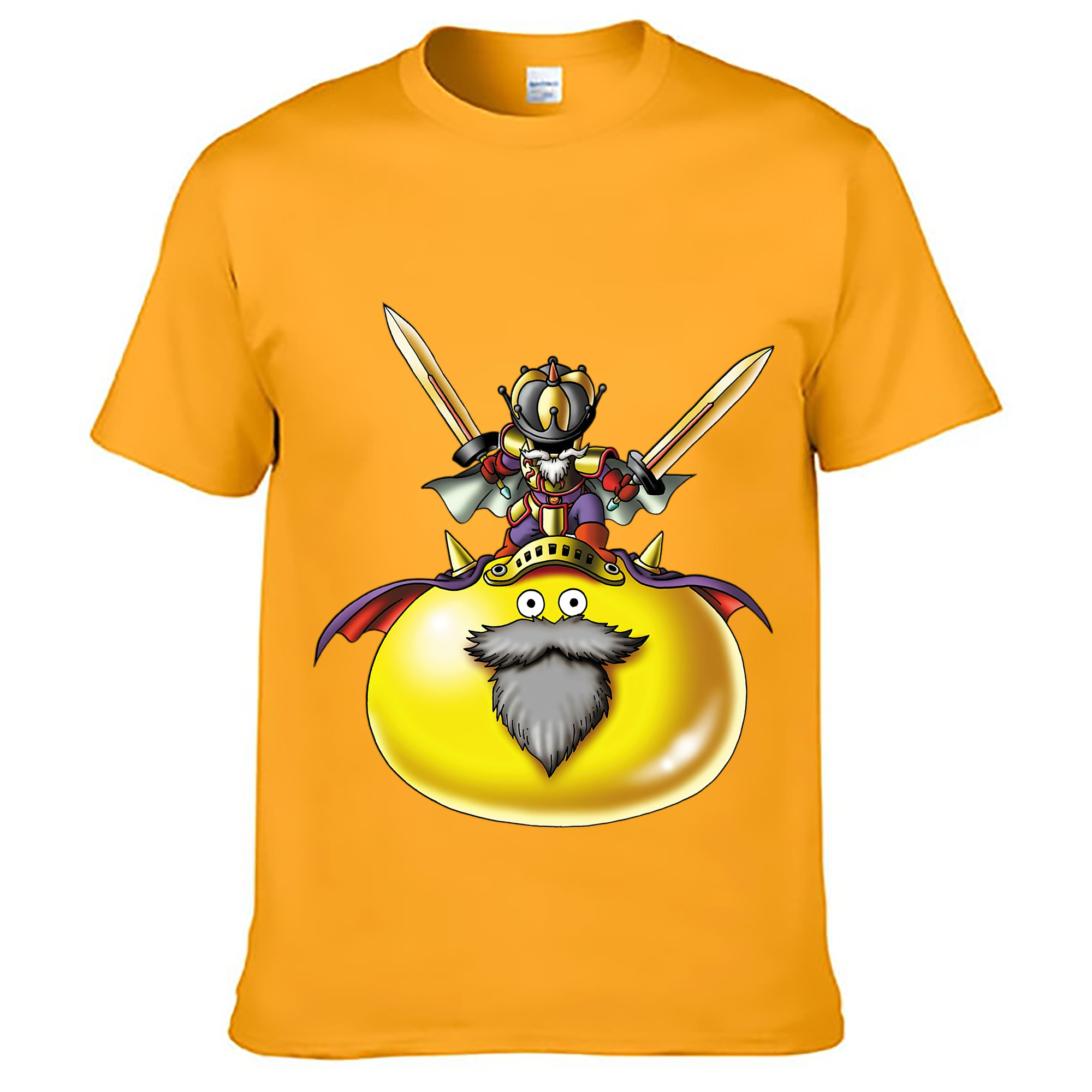 （画像用） ドラゴンクエスト Doragon Kuesuto Dragon Quest レディースカジュアルプリントTシャツ（綿100％）