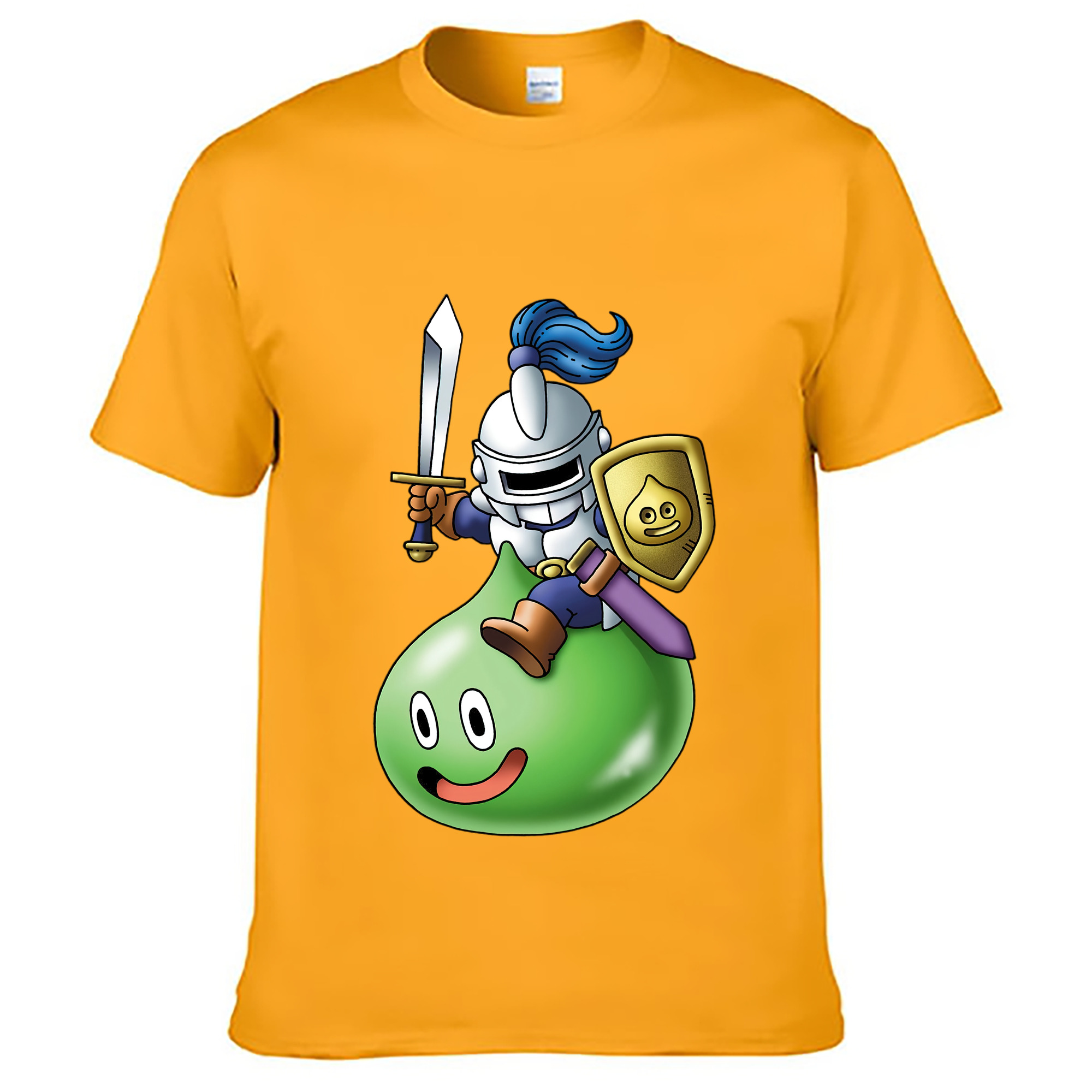 （画像用） ドラゴンクエスト Doragon Kuesuto Dragon Quest レディースカジュアルプリントTシャツ（綿100％）