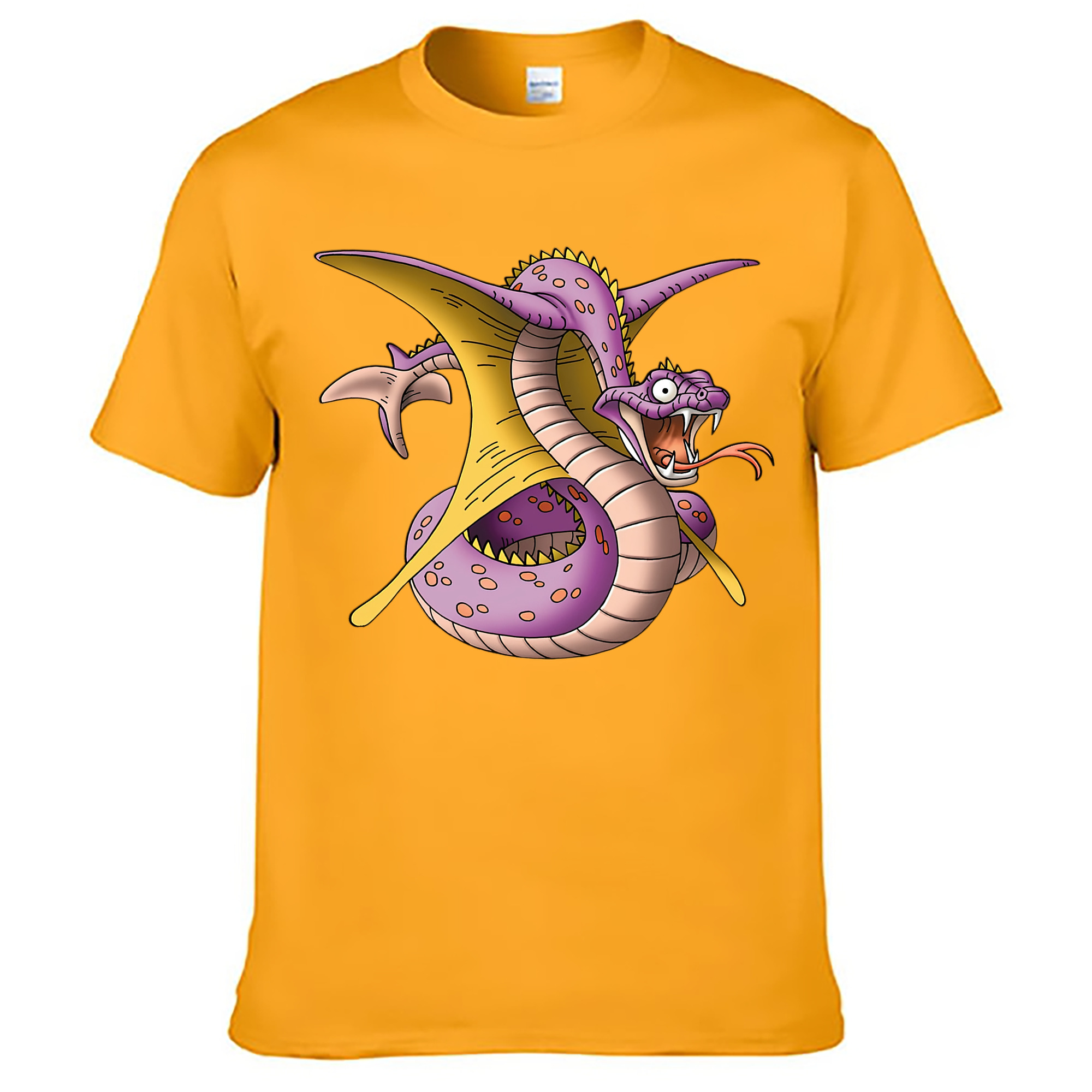 （画像用） ドラゴンクエスト Doragon Kuesuto Dragon Quest レディースカジュアルプリントTシャツ（綿100％）