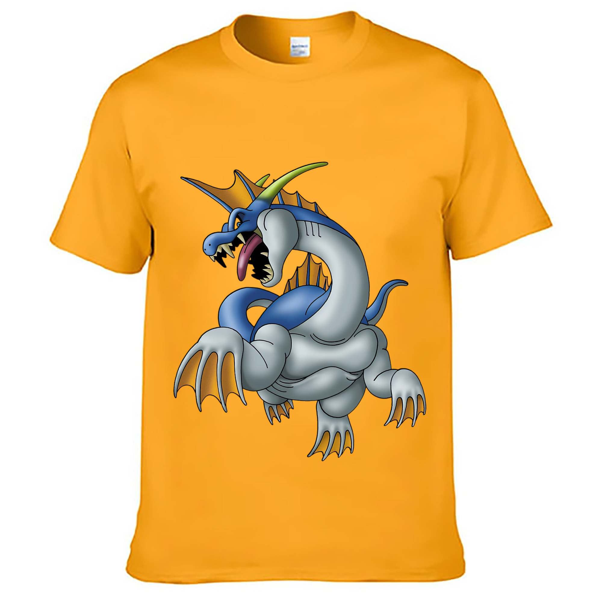 （画像用） ドラゴンクエスト Doragon Kuesuto Dragon Quest レディースカジュアルプリントTシャツ（綿100％）