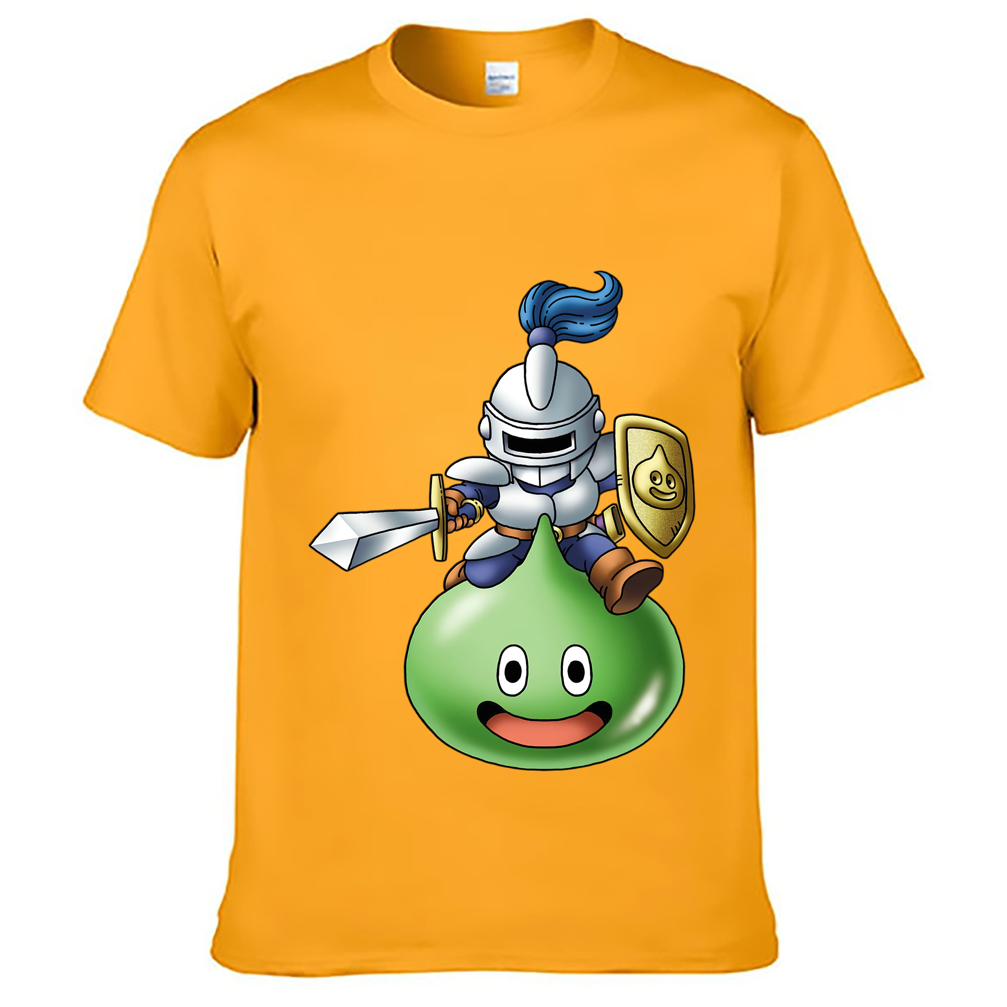 （画像用） ドラゴンクエスト Doragon Kuesuto Dragon Quest レディースカジュアルプリントTシャツ（綿100％）