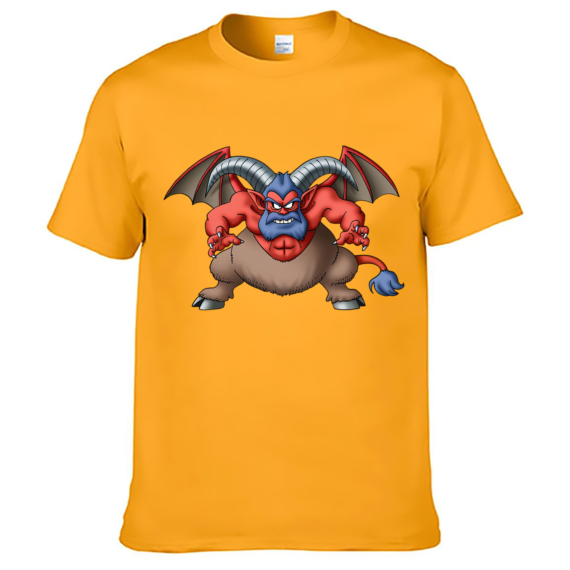 （画像用） ドラゴンクエスト Doragon Kuesuto Dragon Quest レディースカジュアルプリントTシャツ（綿100％）