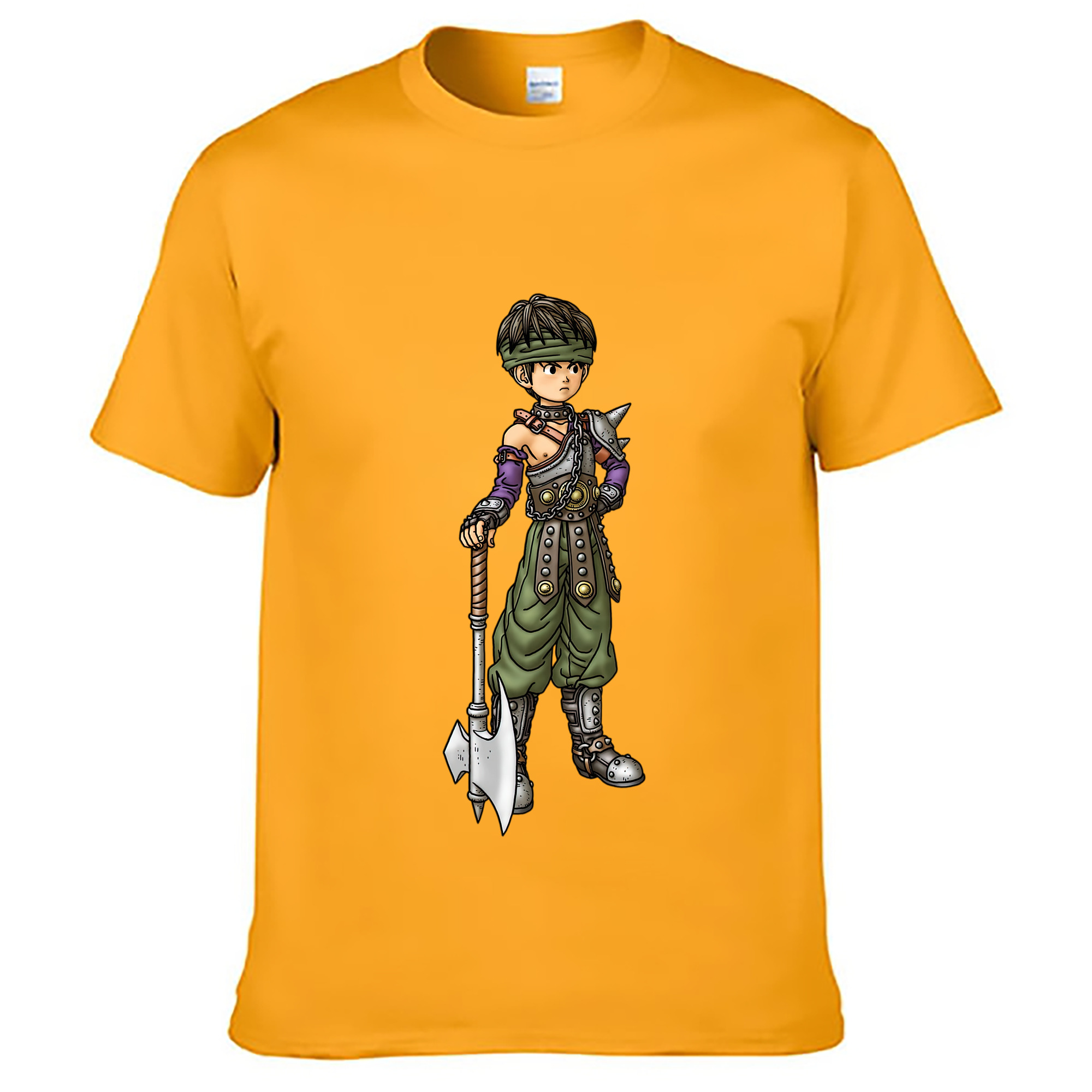 （画像用） ドラゴンクエスト Doragon Kuesuto Dragon Quest レディースカジュアルプリントTシャツ（綿100％）