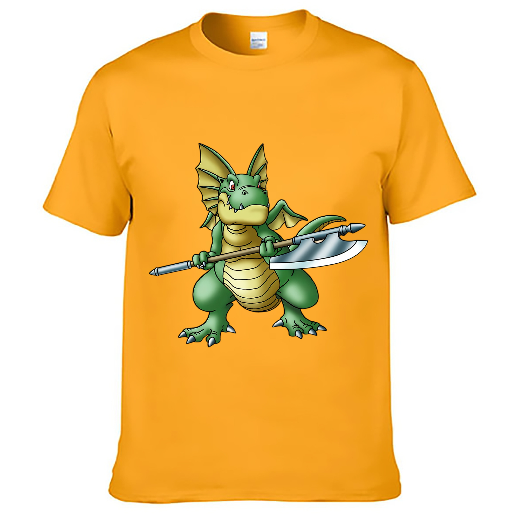 （画像用） ドラゴンクエスト Doragon Kuesuto Dragon Quest レディースカジュアルプリントTシャツ（綿100％）