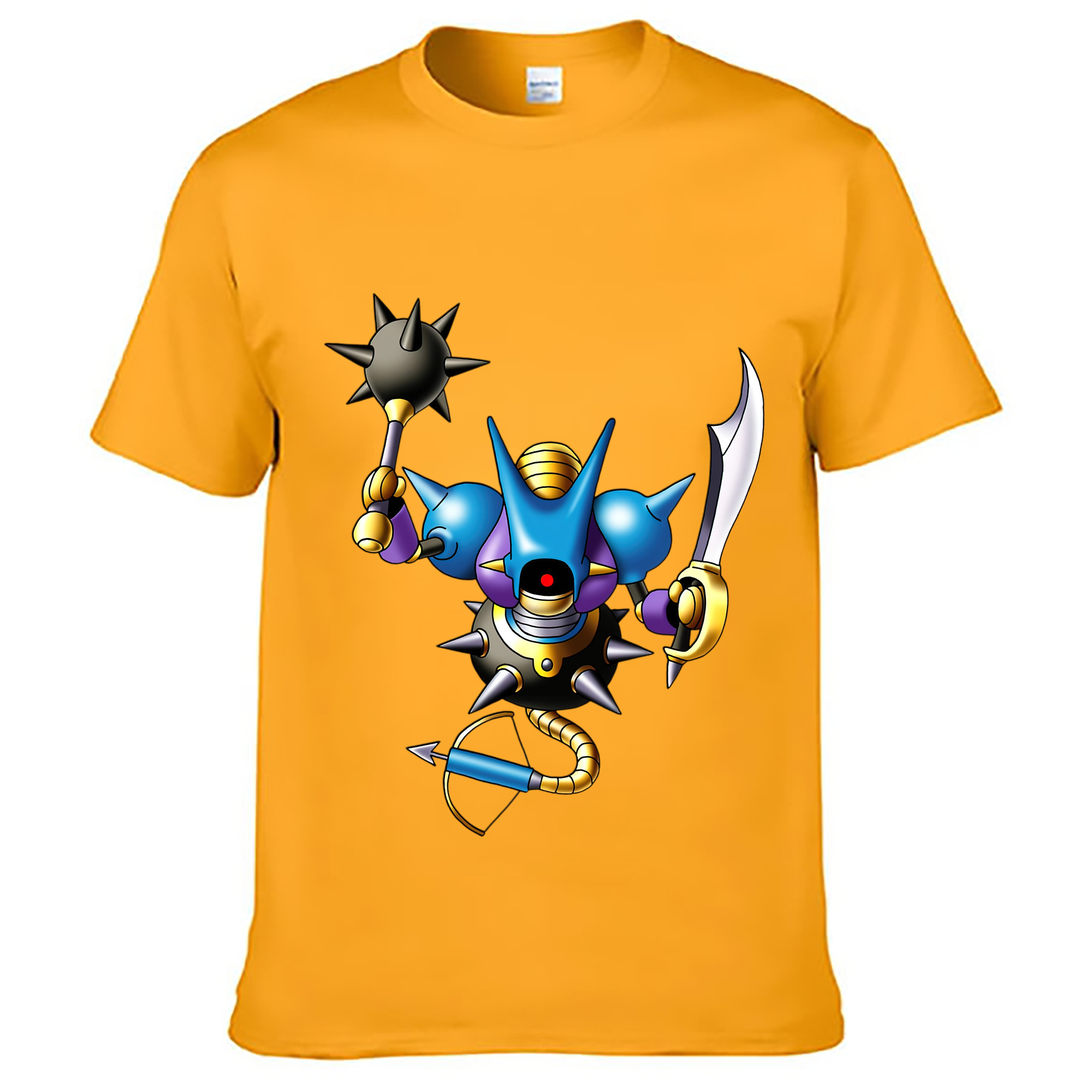 （画像用） ドラゴンクエスト Doragon Kuesuto Dragon Quest レディースカジュアルプリントTシャツ（綿100％）