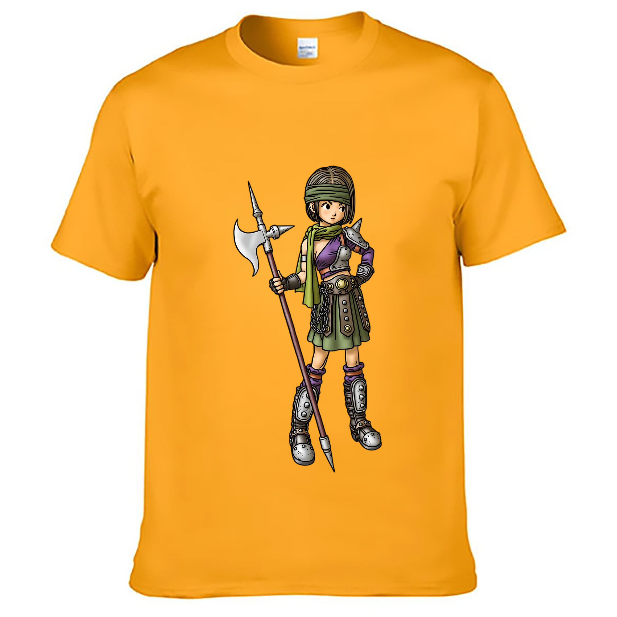 （画像用） ドラゴンクエスト Doragon Kuesuto Dragon Quest レディースカジュアルプリントTシャツ（綿100％）