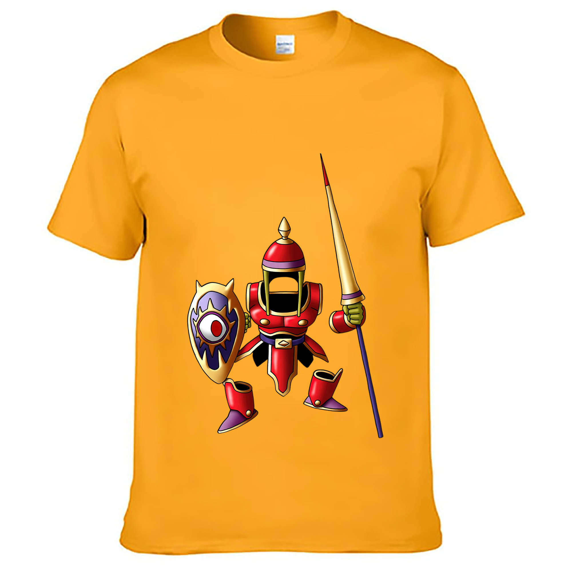（画像用） ドラゴンクエスト Doragon Kuesuto Dragon Quest レディースカジュアルプリントTシャツ（綿100％）