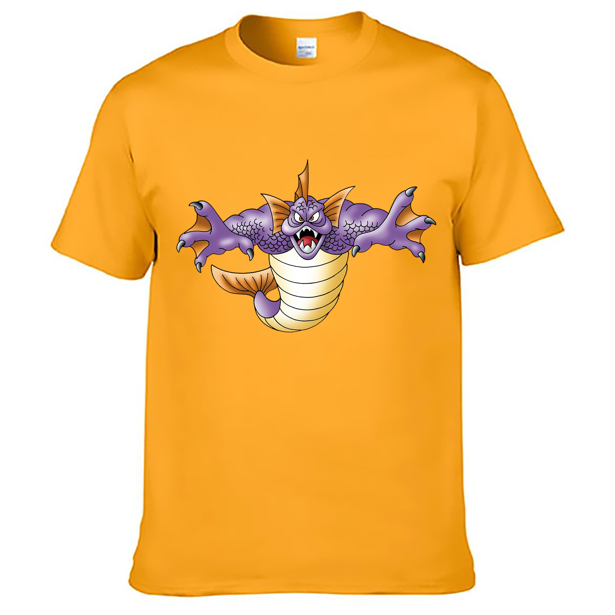 （画像用） ドラゴンクエスト Doragon Kuesuto Dragon Quest レディースカジュアルプリントTシャツ（綿100％）