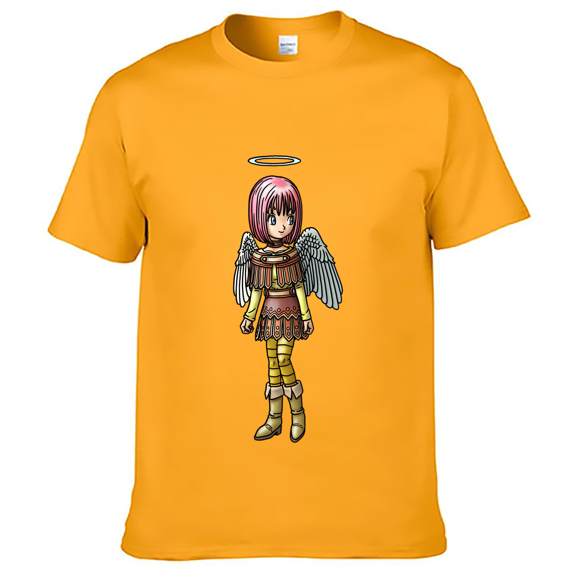 （画像用） ドラゴンクエスト Doragon Kuesuto Dragon Quest レディースカジュアルプリントTシャツ（綿100％）