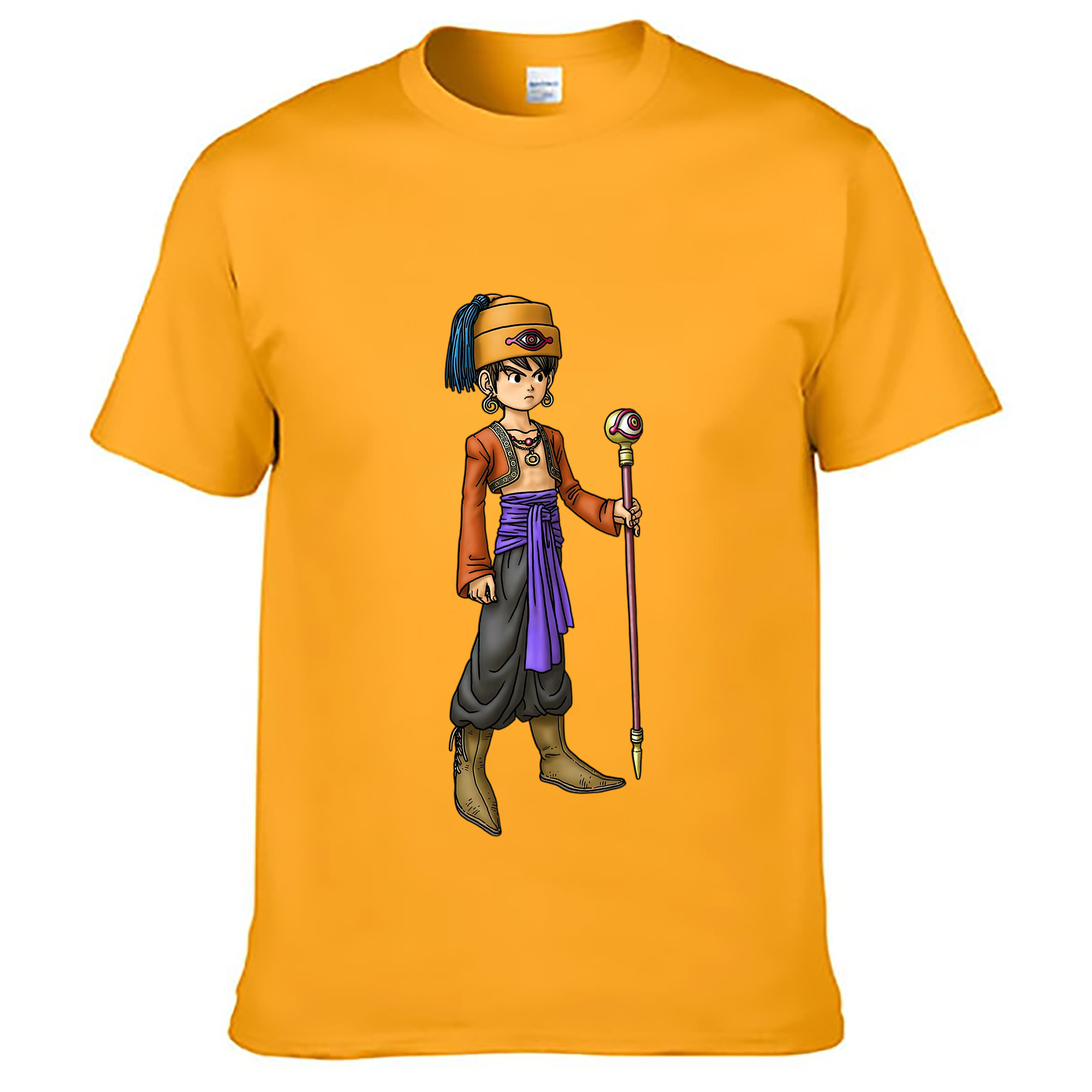 （画像用） ドラゴンクエスト Doragon Kuesuto Dragon Quest レディースカジュアルプリントTシャツ（綿100％）