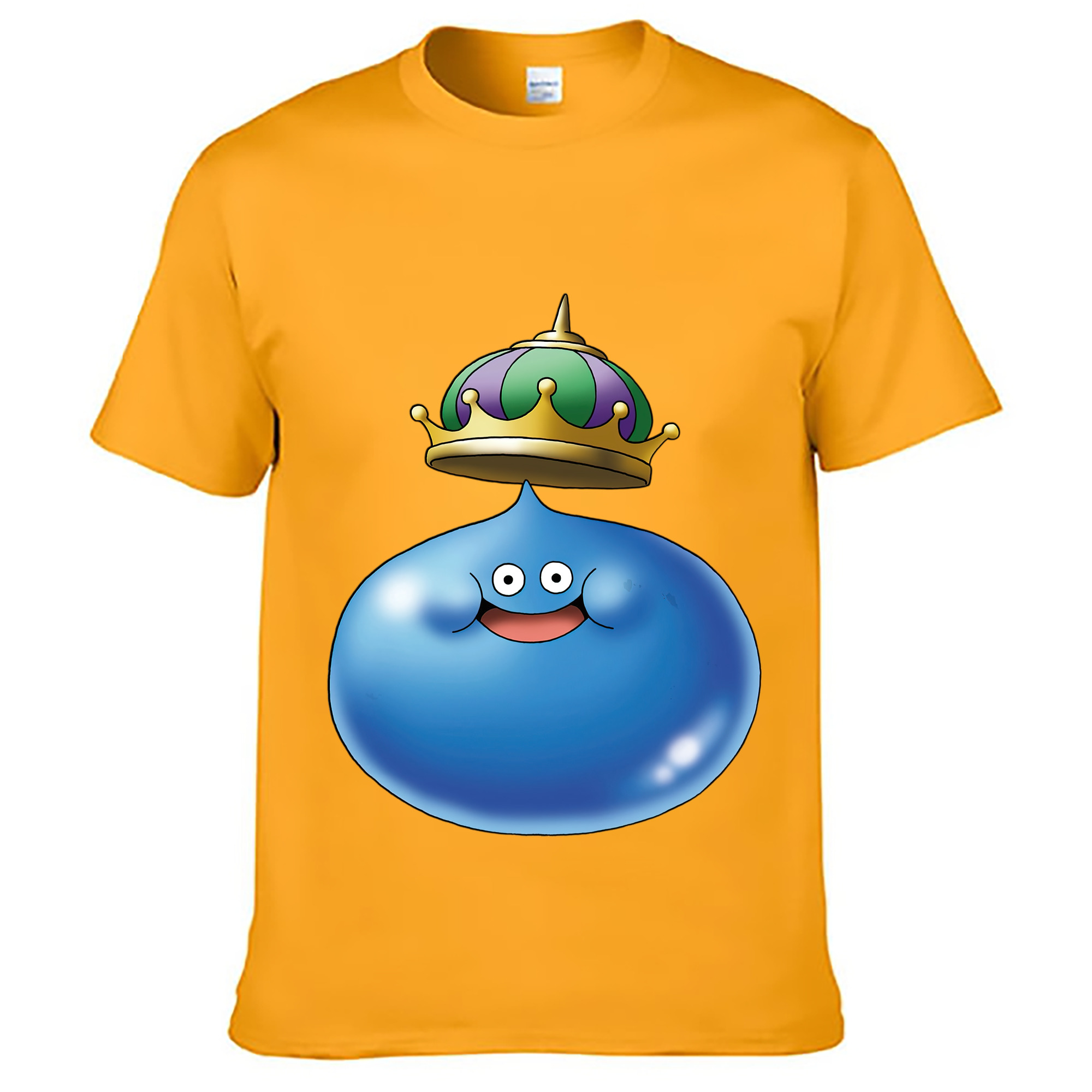 （画像用） ドラゴンクエスト Doragon Kuesuto Dragon Quest レディースカジュアルプリントTシャツ（綿100％）