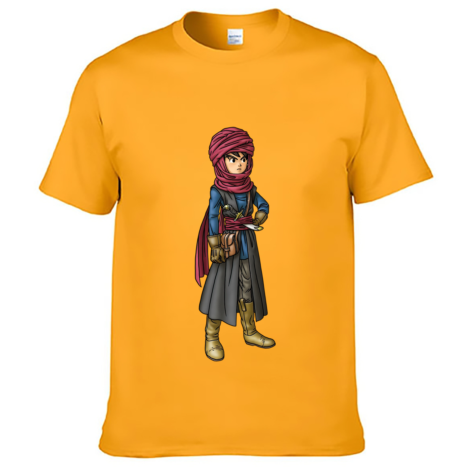 （画像用） ドラゴンクエスト Doragon Kuesuto Dragon Quest レディースカジュアルプリントTシャツ（綿100％）