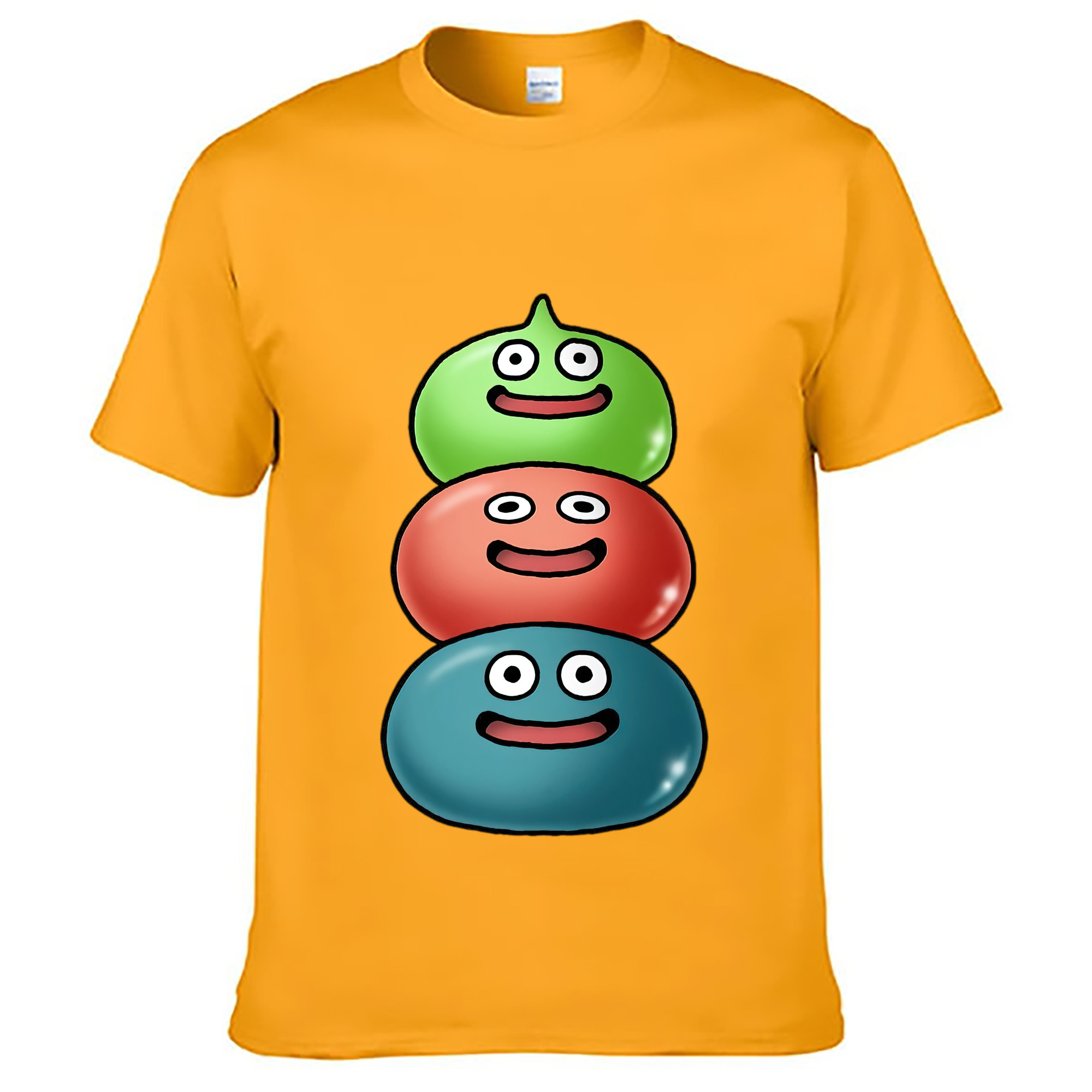 （画像用） ドラゴンクエスト Doragon Kuesuto Dragon Quest レディースカジュアルプリントTシャツ（綿100％）