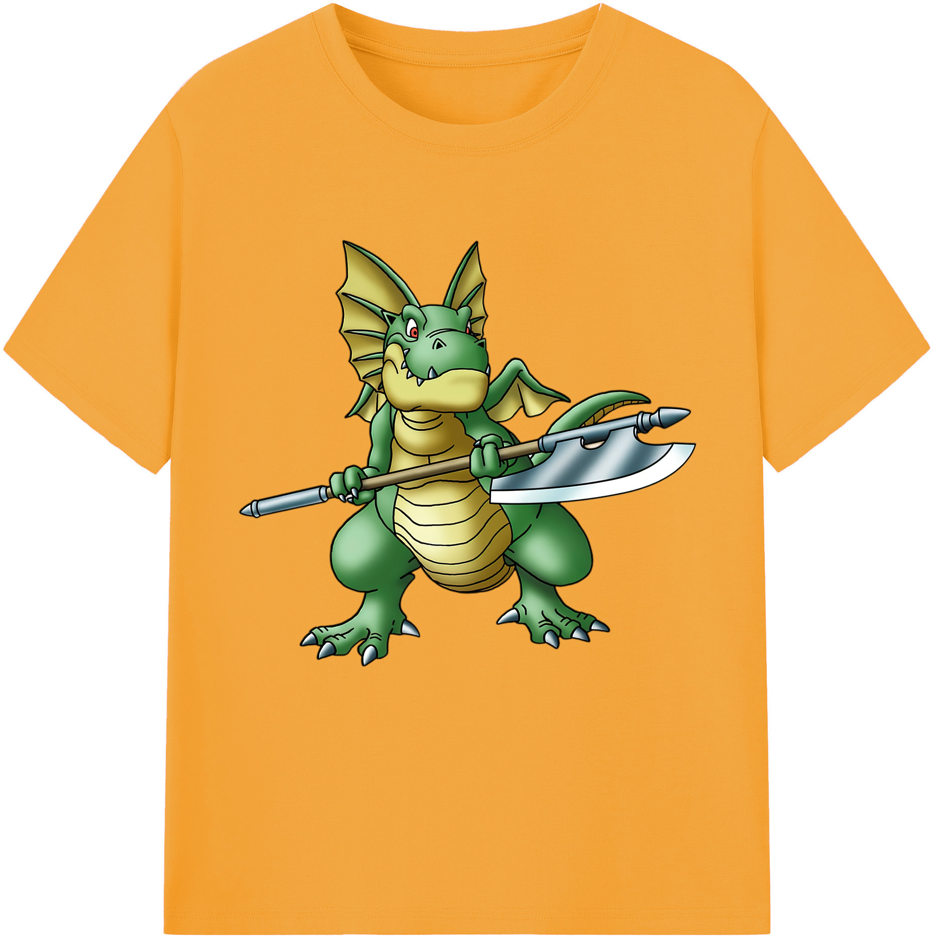 （画像用） ドラゴンクエスト Doragon Kuesuto Dragon Quest レディースカジュアルプリントTシャツ（綿100％）