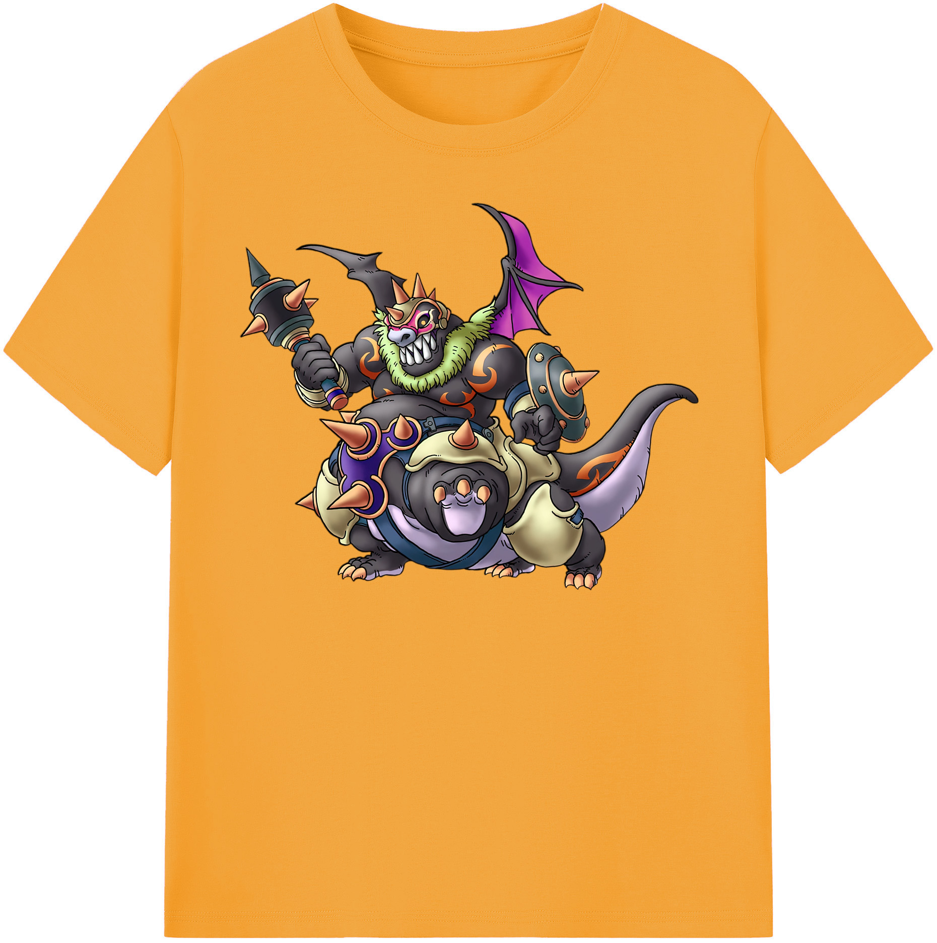 （画像用） ドラゴンクエスト Doragon Kuesuto Dragon Quest レディースカジュアルプリントTシャツ（綿100％）