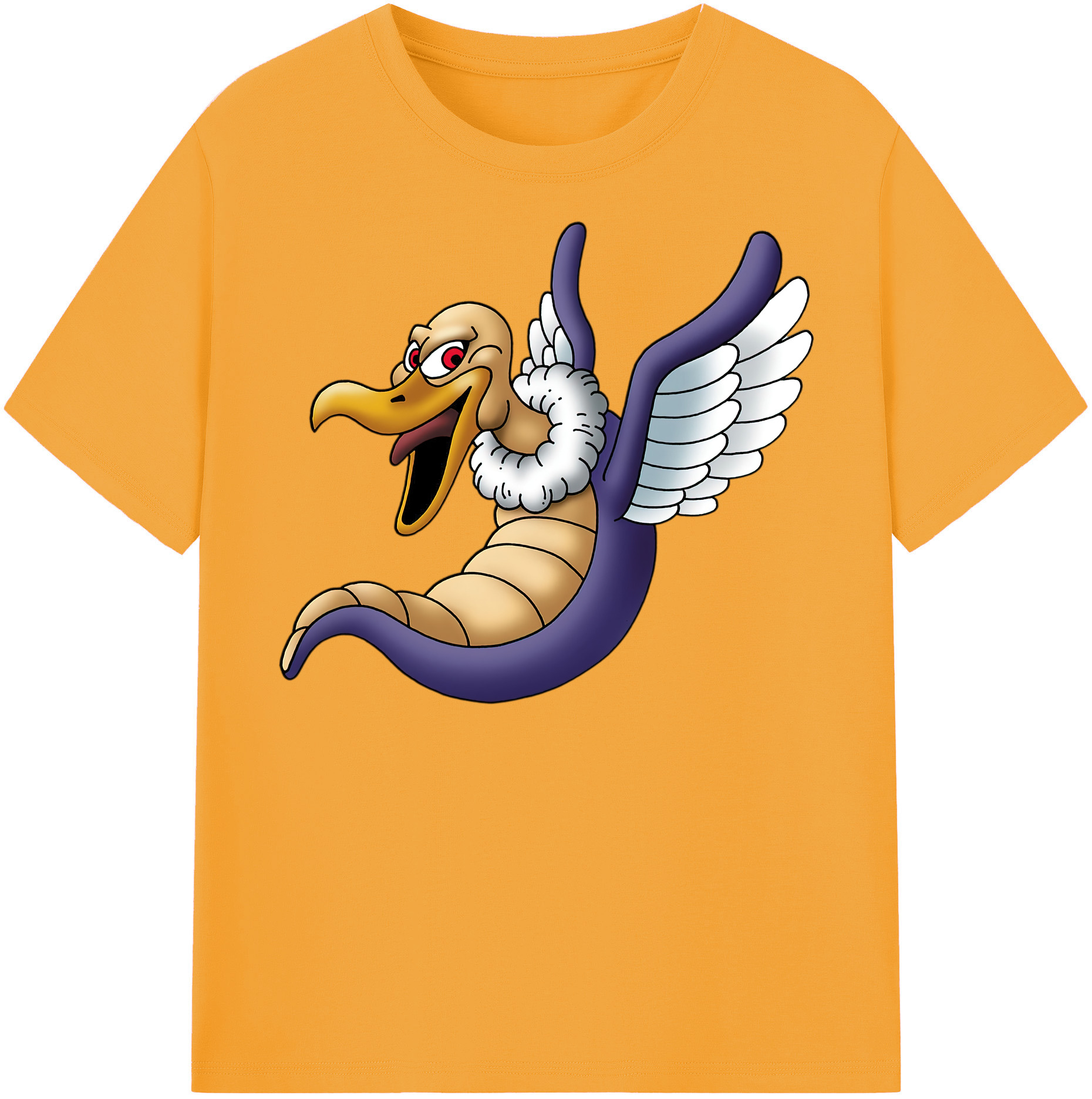 （画像用） ドラゴンクエスト Doragon Kuesuto Dragon Quest レディースカジュアルプリントTシャツ（綿100％）