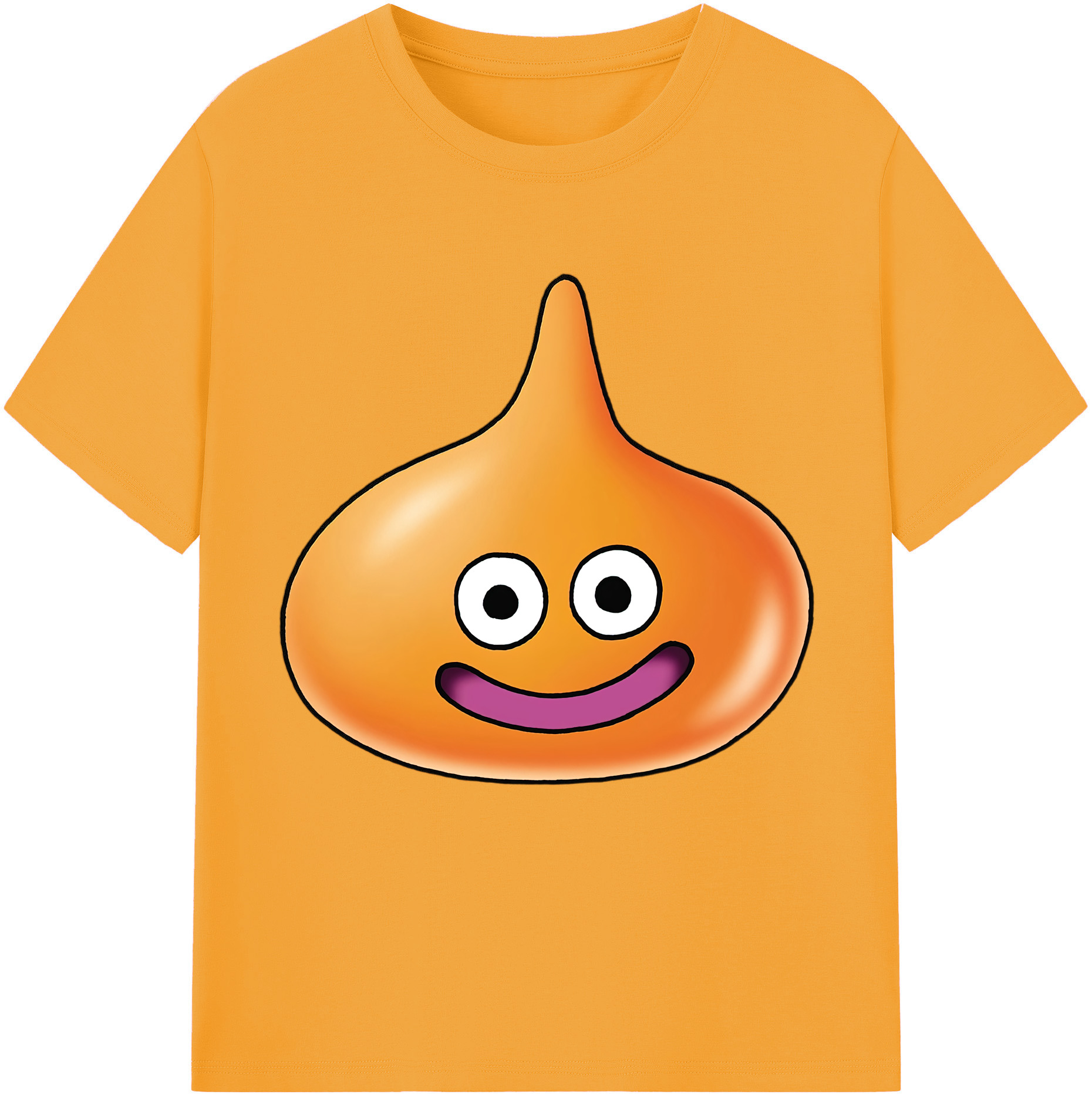 （画像用） ドラゴンクエスト Doragon Kuesuto Dragon Quest レディースカジュアルプリントTシャツ（綿100％）