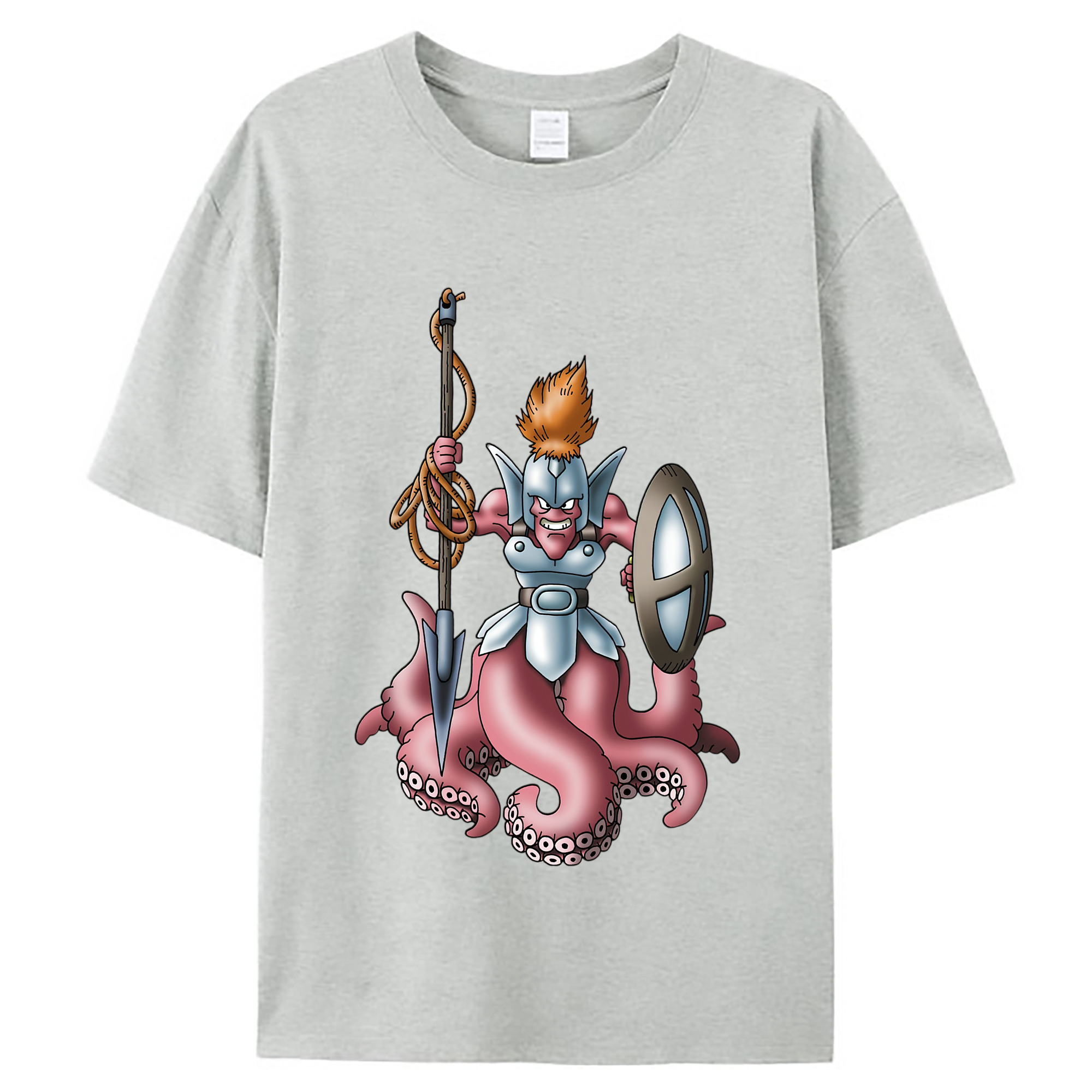 （画像用） ドラゴンクエスト Doragon Kuesuto Dragon Quest レディースカジュアルプリントTシャツ（綿100％）