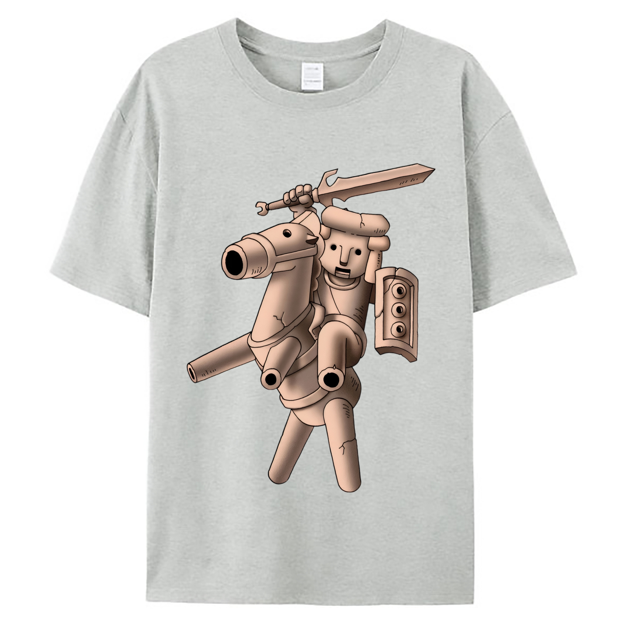 （画像用） ドラゴンクエスト Doragon Kuesuto Dragon Quest レディースカジュアルプリントTシャツ（綿100％）