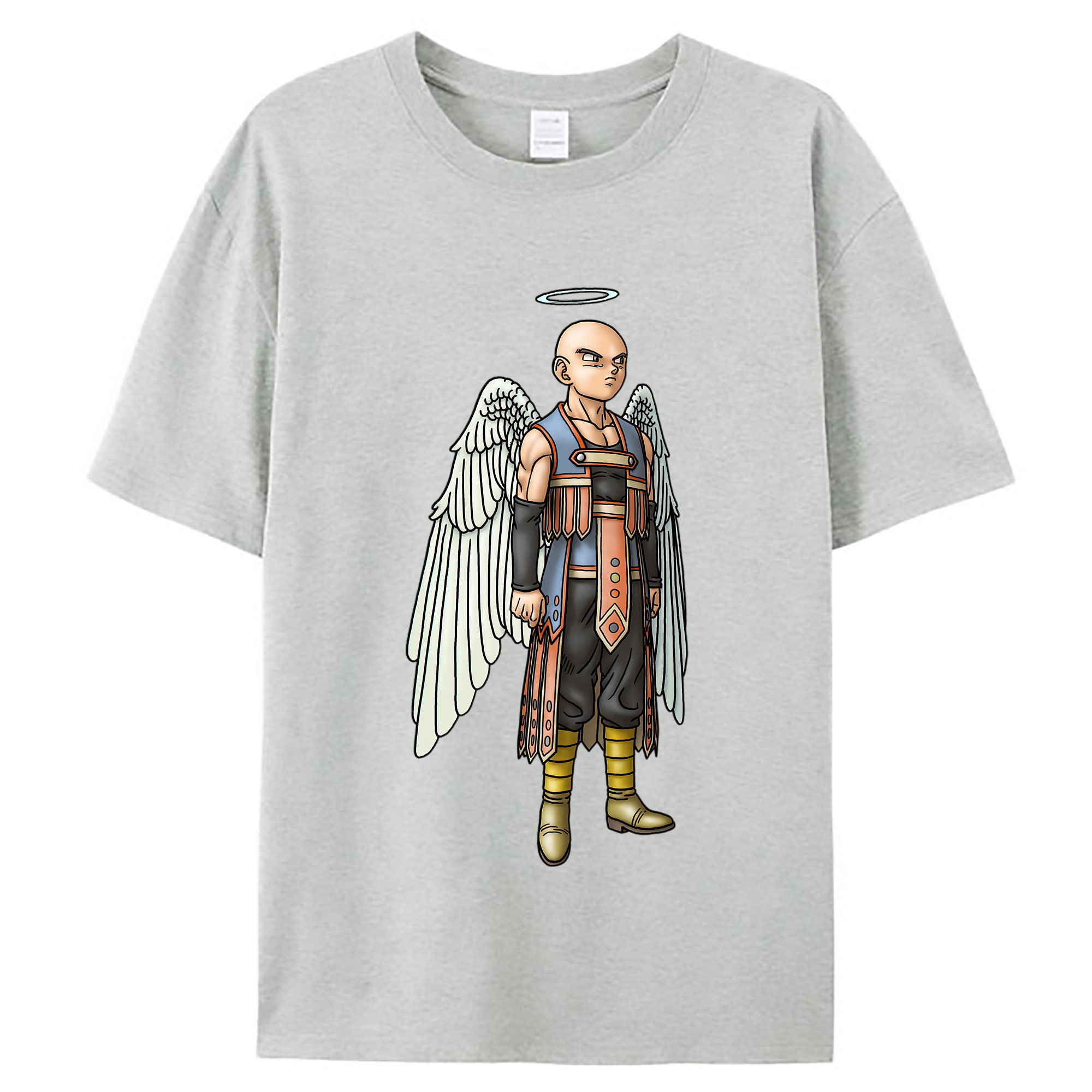 （画像用） ドラゴンクエスト Doragon Kuesuto Dragon Quest レディースカジュアルプリントTシャツ（綿100％）