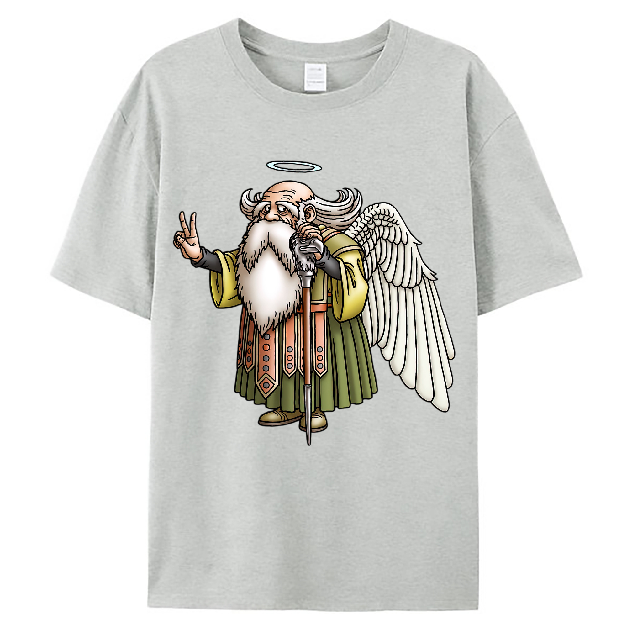 （画像用） ドラゴンクエスト Doragon Kuesuto Dragon Quest レディースカジュアルプリントTシャツ（綿100％）