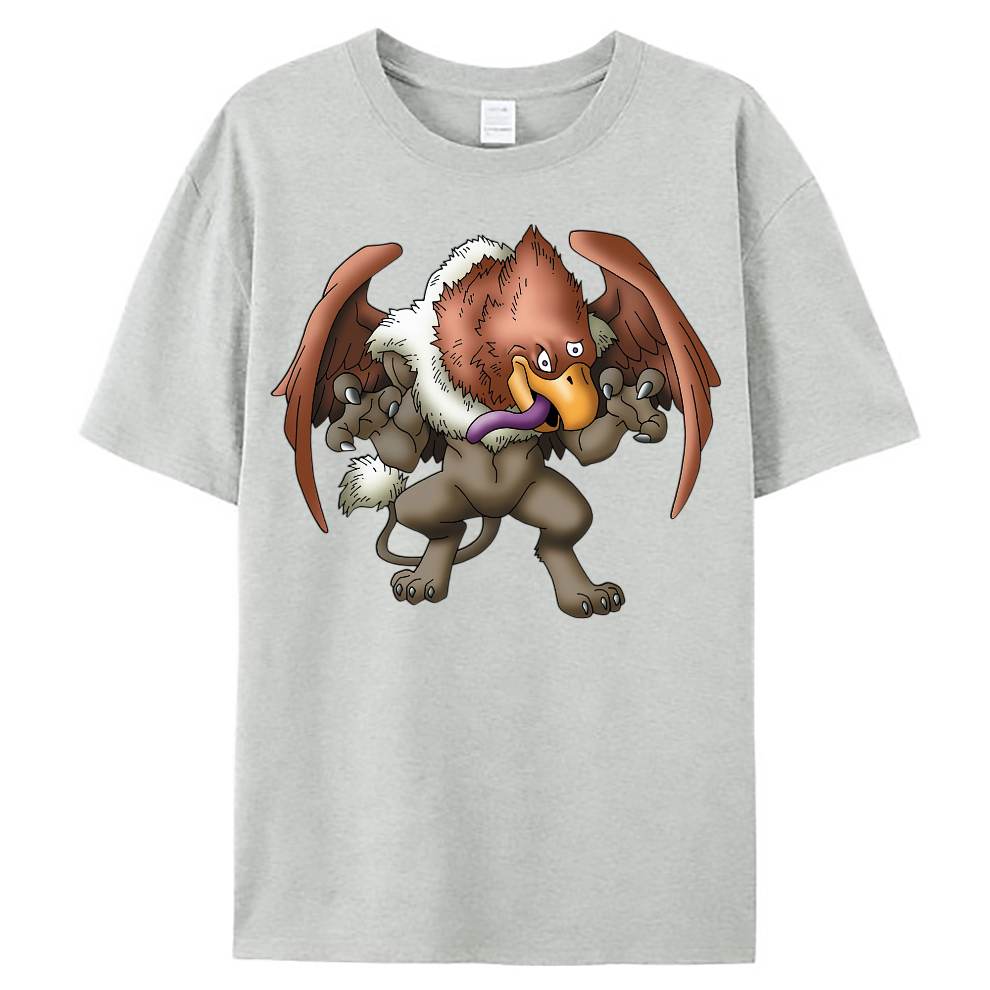 （画像用） ドラゴンクエスト Doragon Kuesuto Dragon Quest レディースカジュアルプリントTシャツ（綿100％）