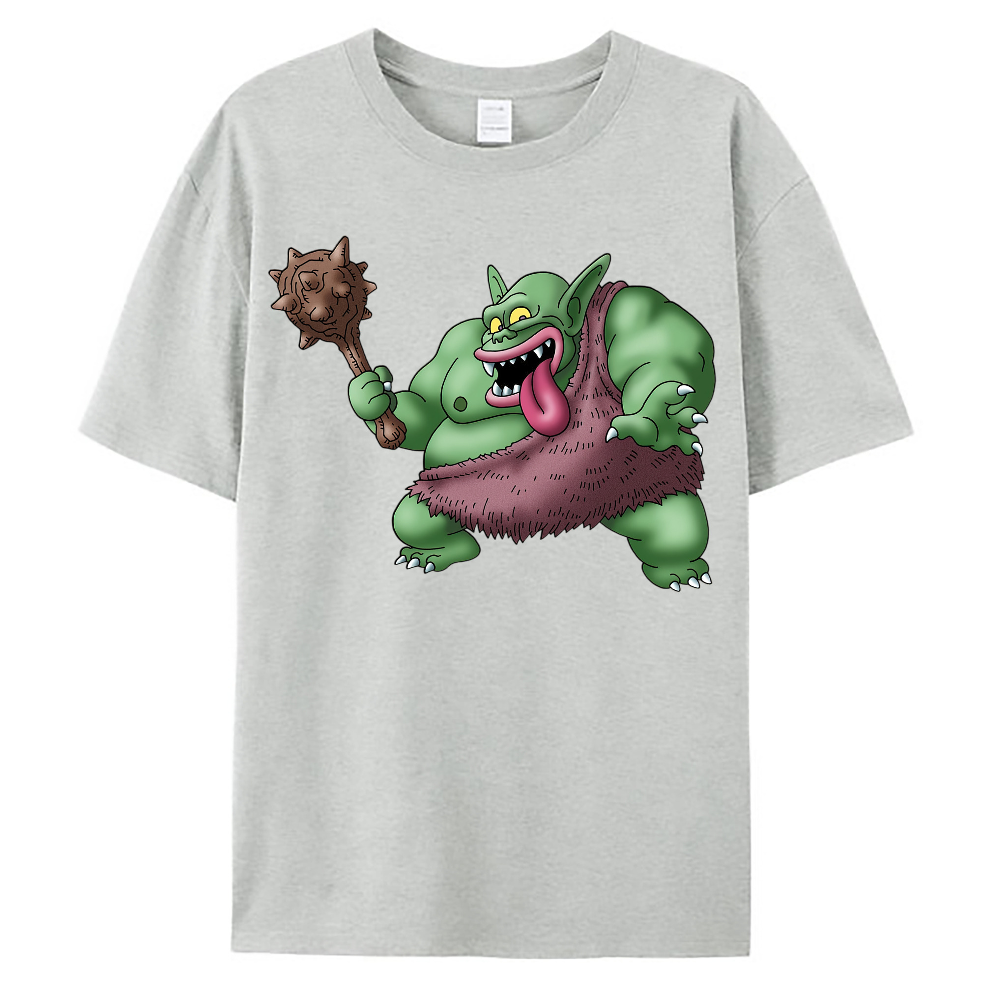 （画像用） ドラゴンクエスト Doragon Kuesuto Dragon Quest レディースカジュアルプリントTシャツ（綿100％）