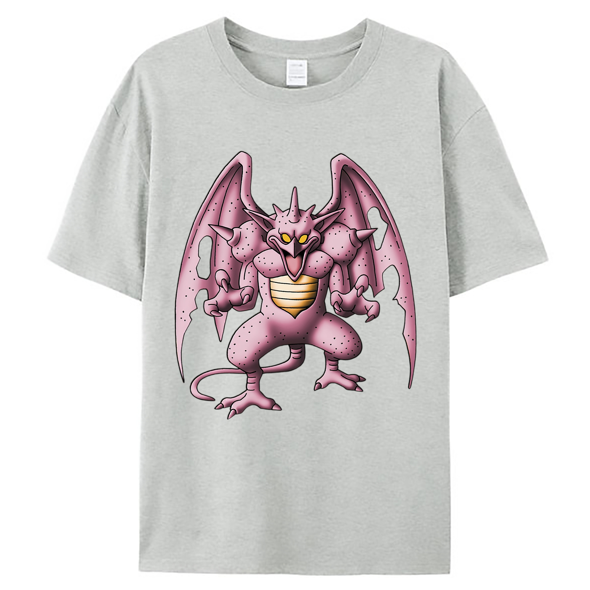 （画像用） ドラゴンクエスト Doragon Kuesuto Dragon Quest レディースカジュアルプリントTシャツ（綿100％）