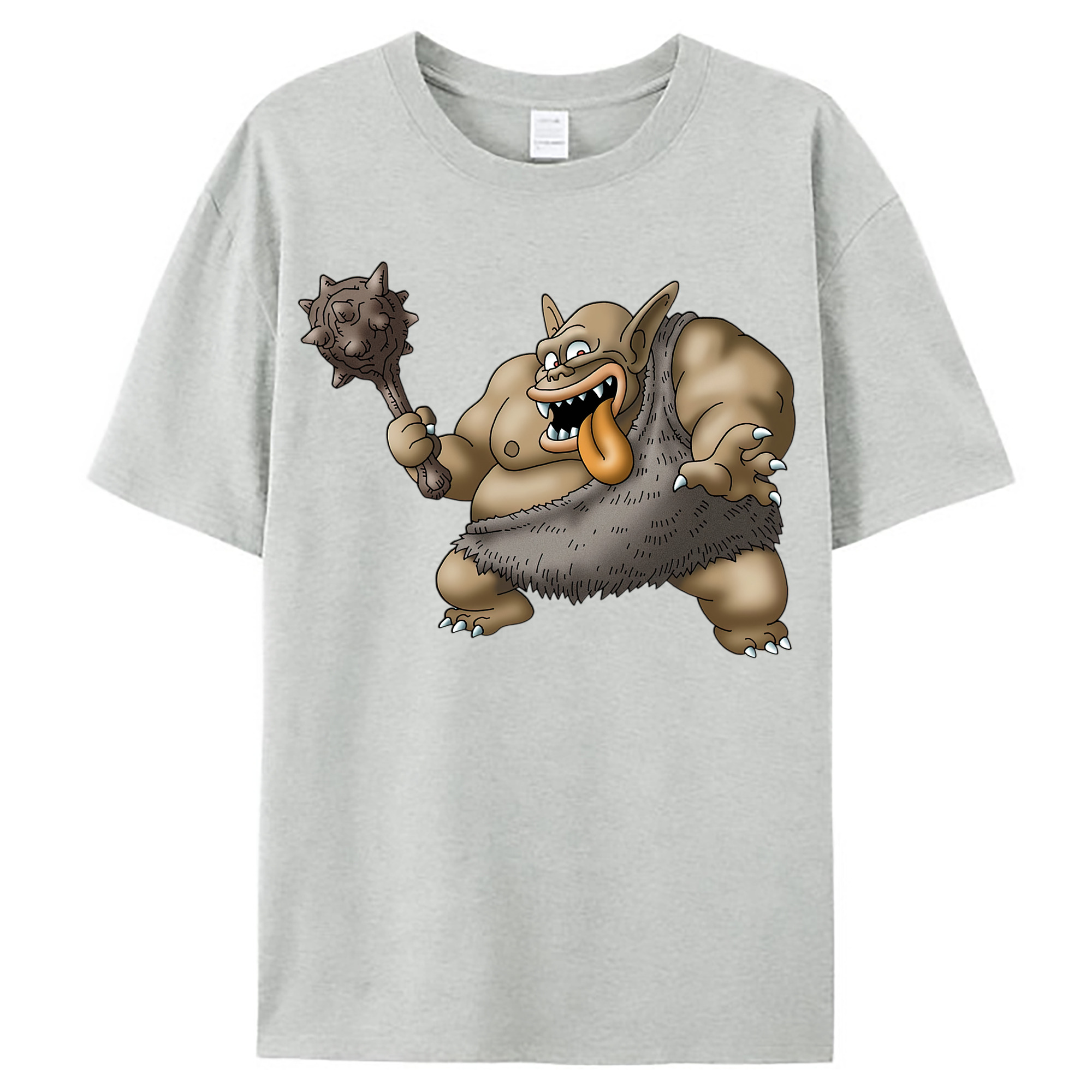 （画像用） ドラゴンクエスト Doragon Kuesuto Dragon Quest レディースカジュアルプリントTシャツ（綿100％）